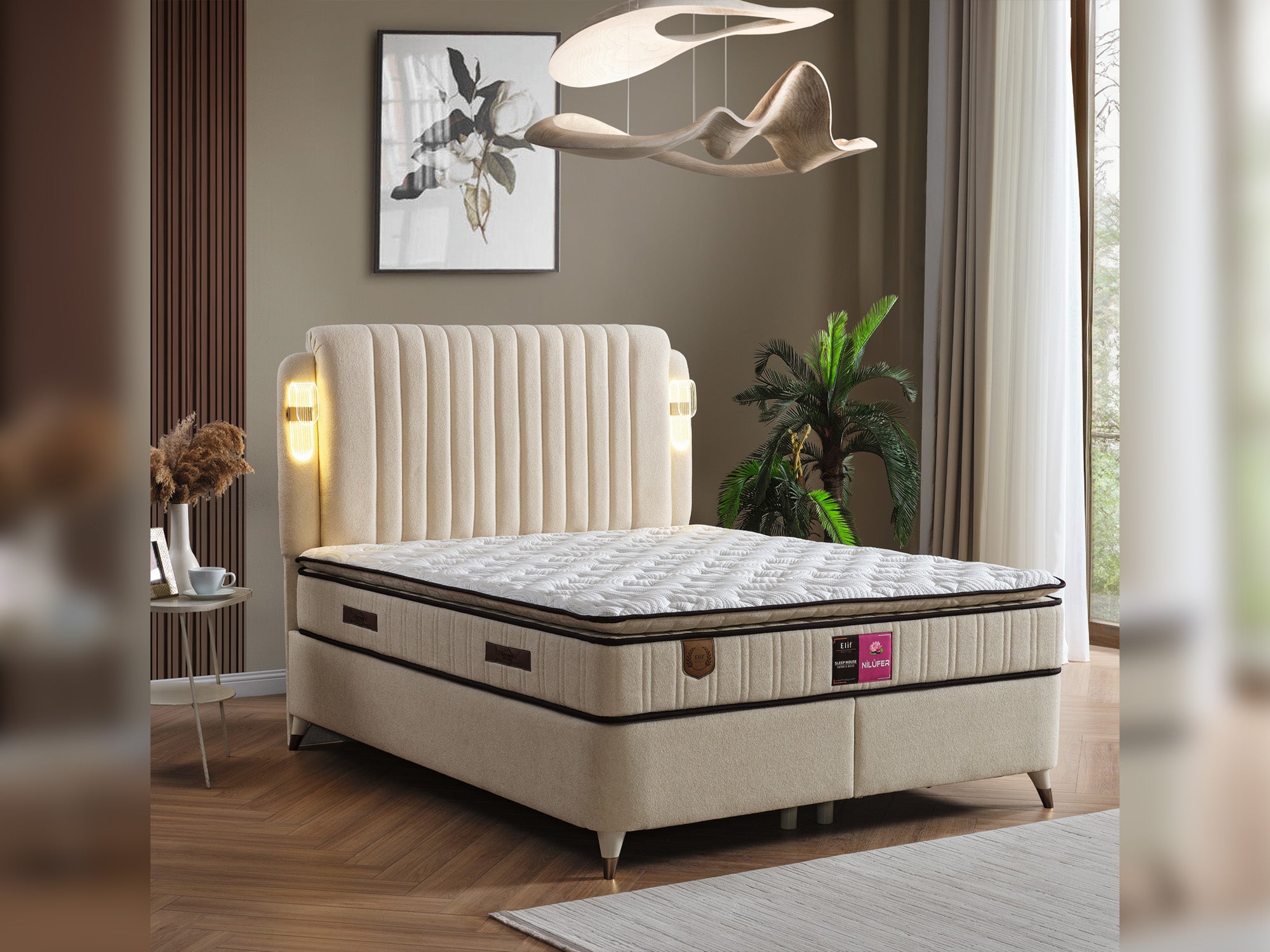 Nilufer Storage Bed With Headboard