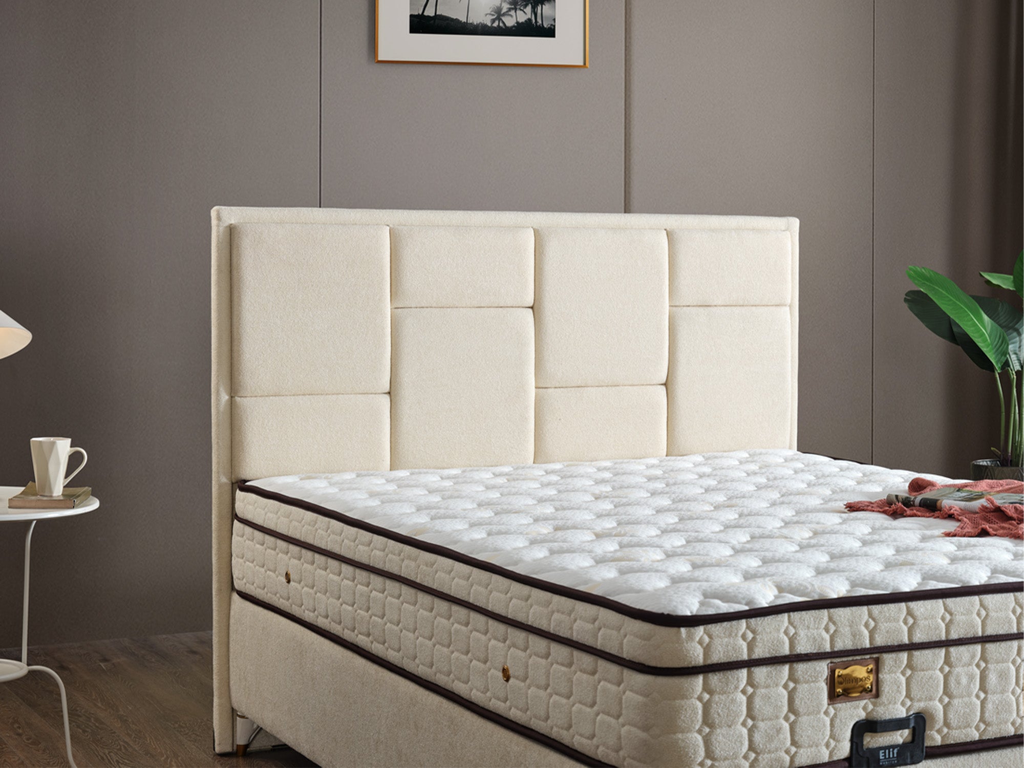 Olimpos Storage Bed With Headboard
