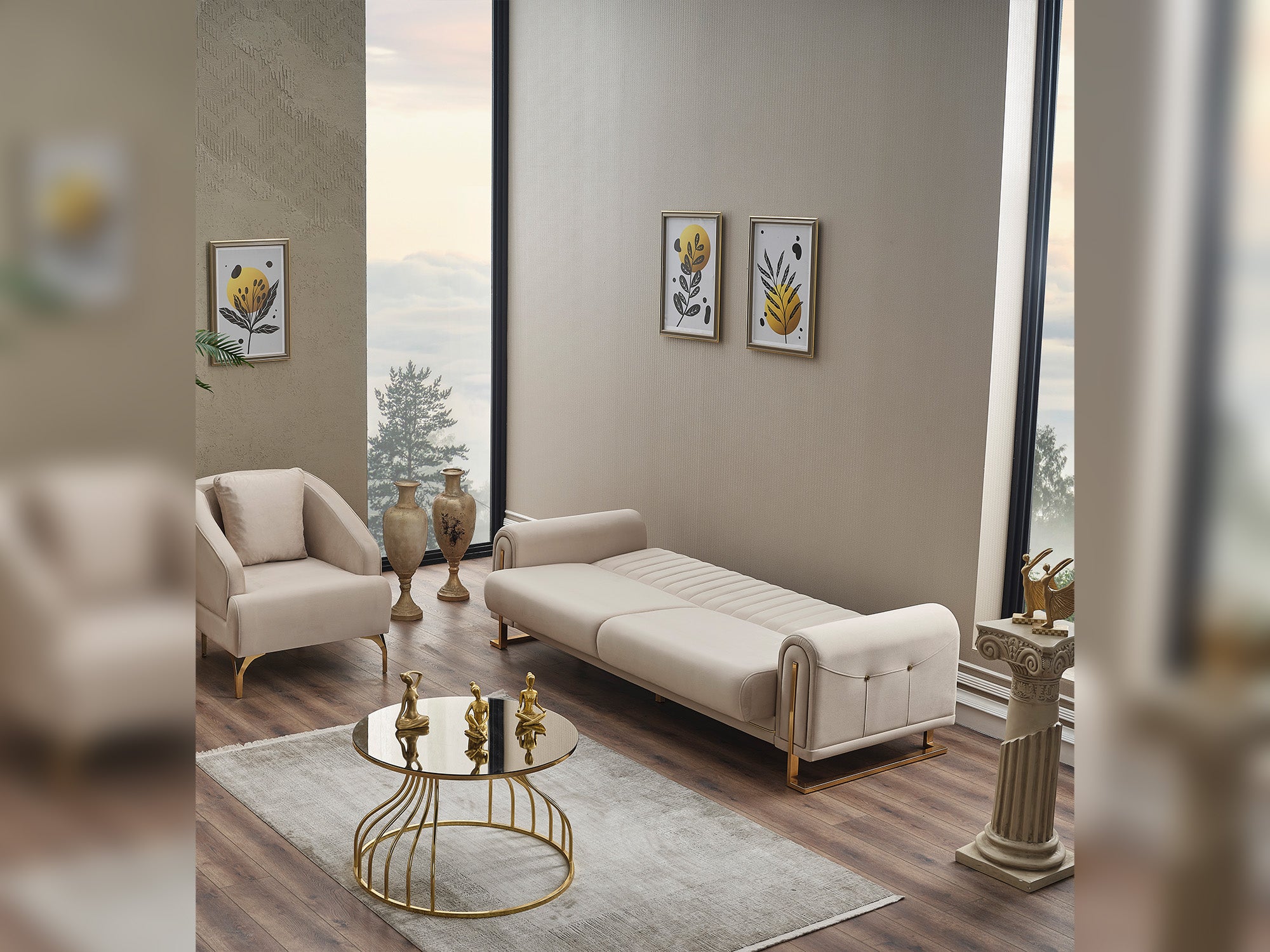 Oscar Convertible Sofa