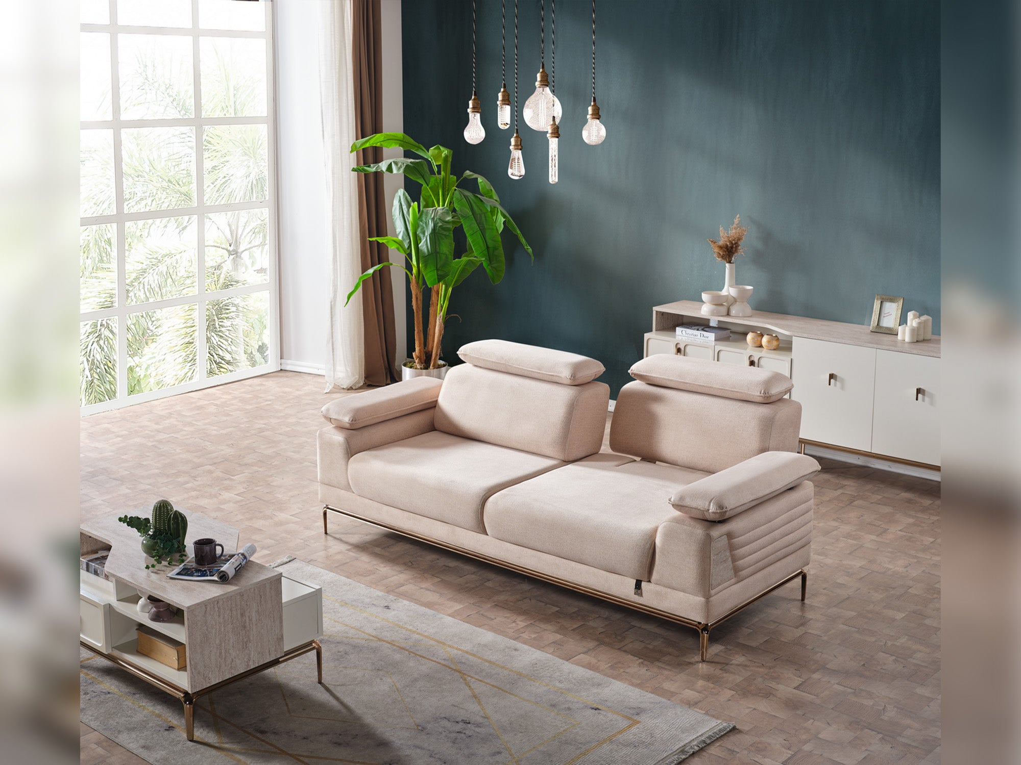 Pamukkale 3-pieces (Sofa & Loveseat & Chair) Livingroom