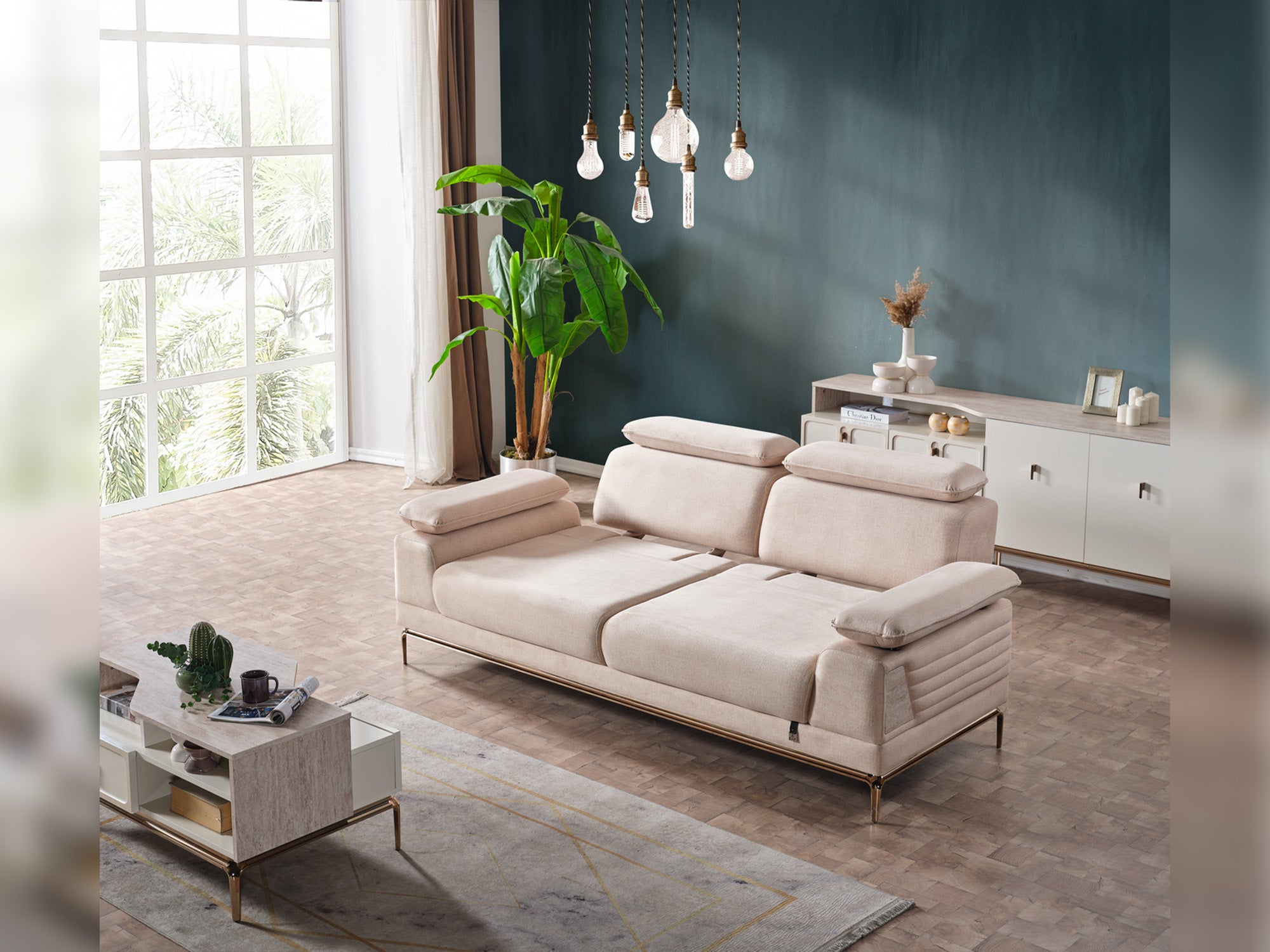 Pamukkale 3-pieces (Sofa & Loveseat & Chair) Livingroom