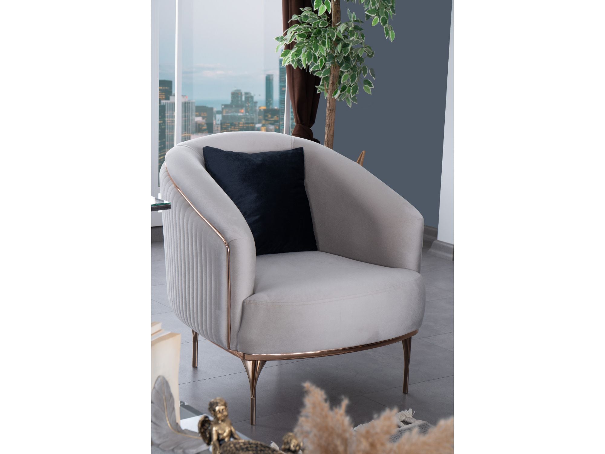 Pandora 4-pieces (2 Sofa & 2 Chair) Livingroom Set