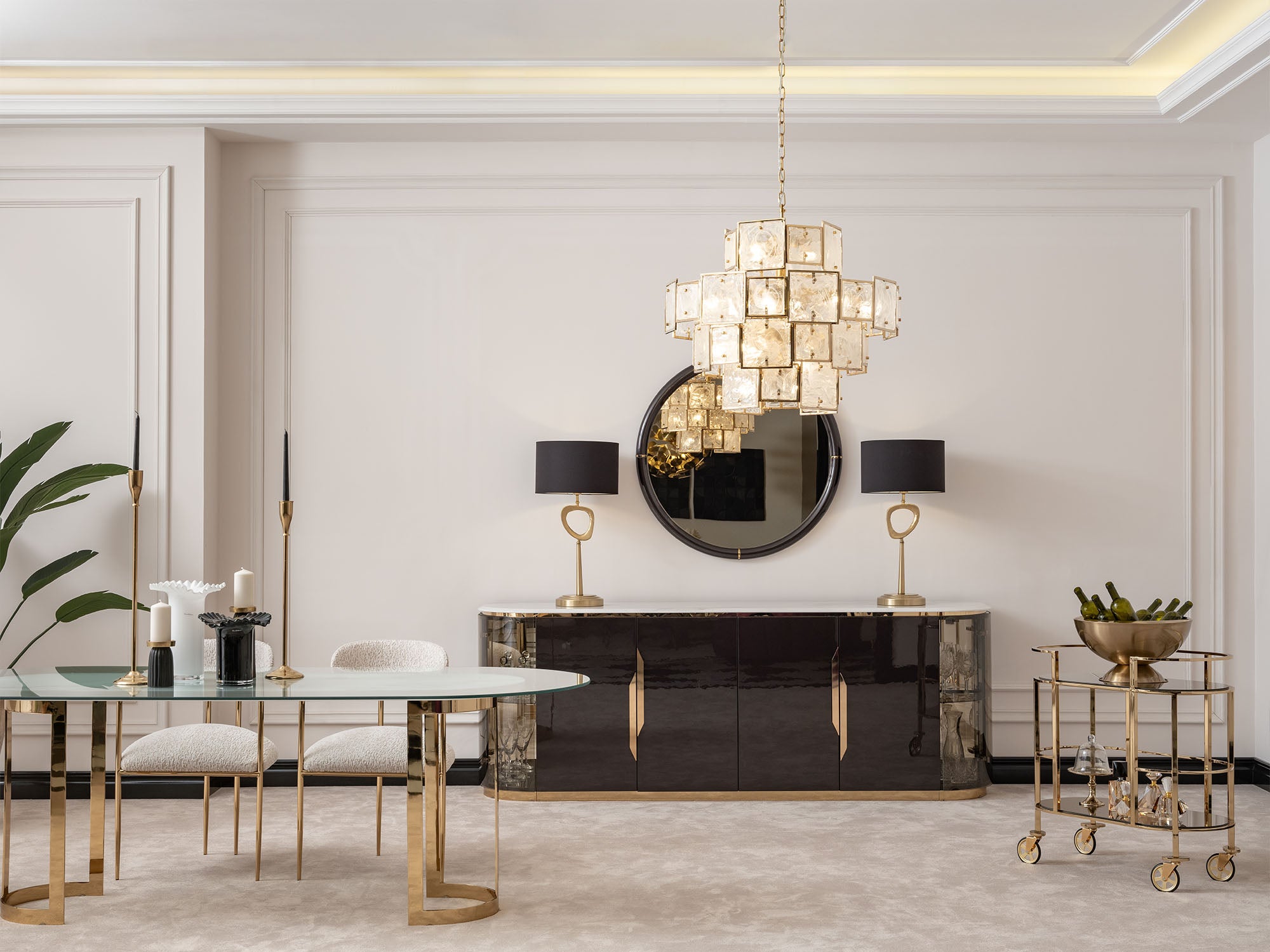 Parma Consol With Mirror