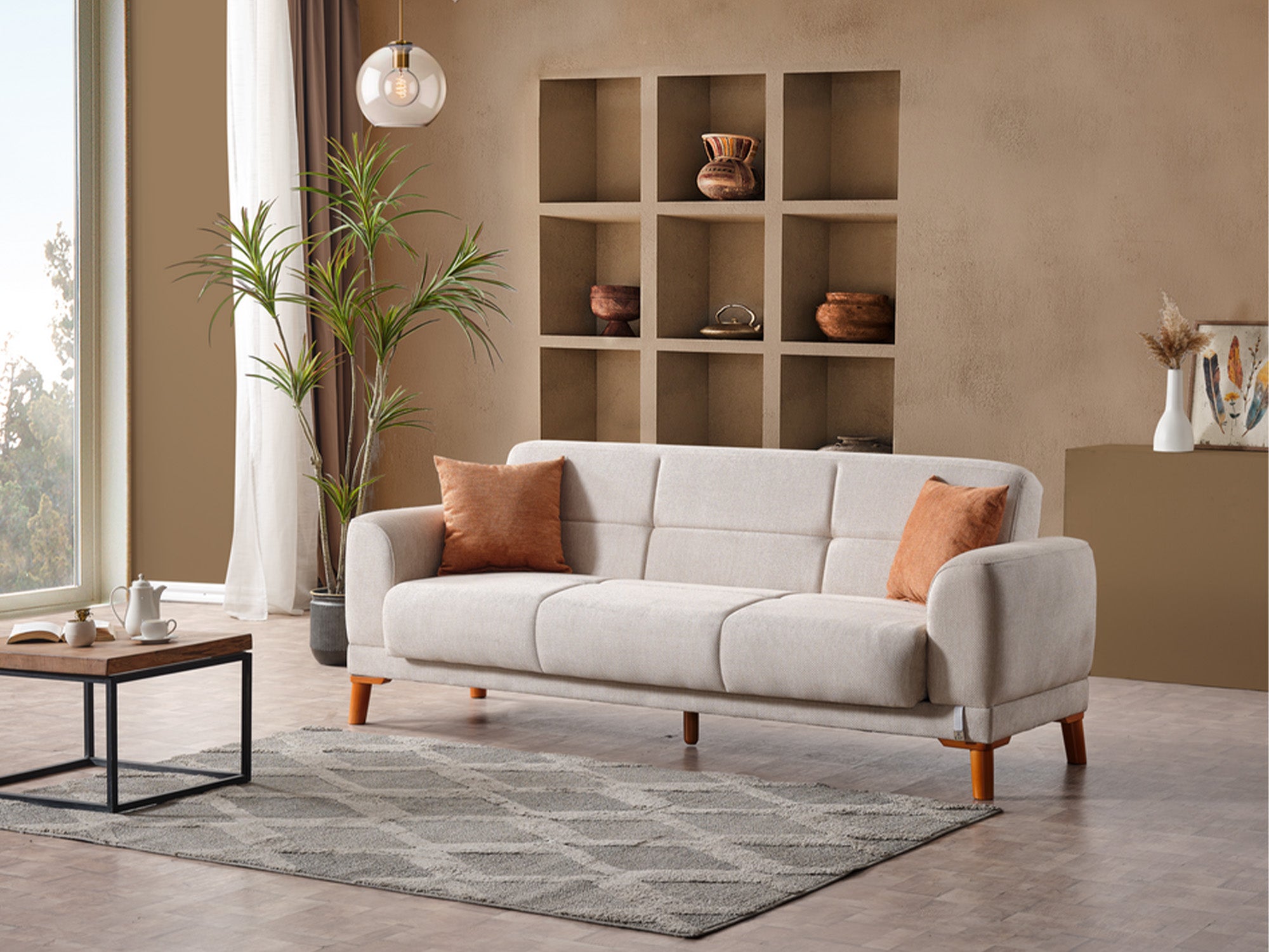 Platin 3-pieces (Sofa & Loveseat & Chair) Livingroom