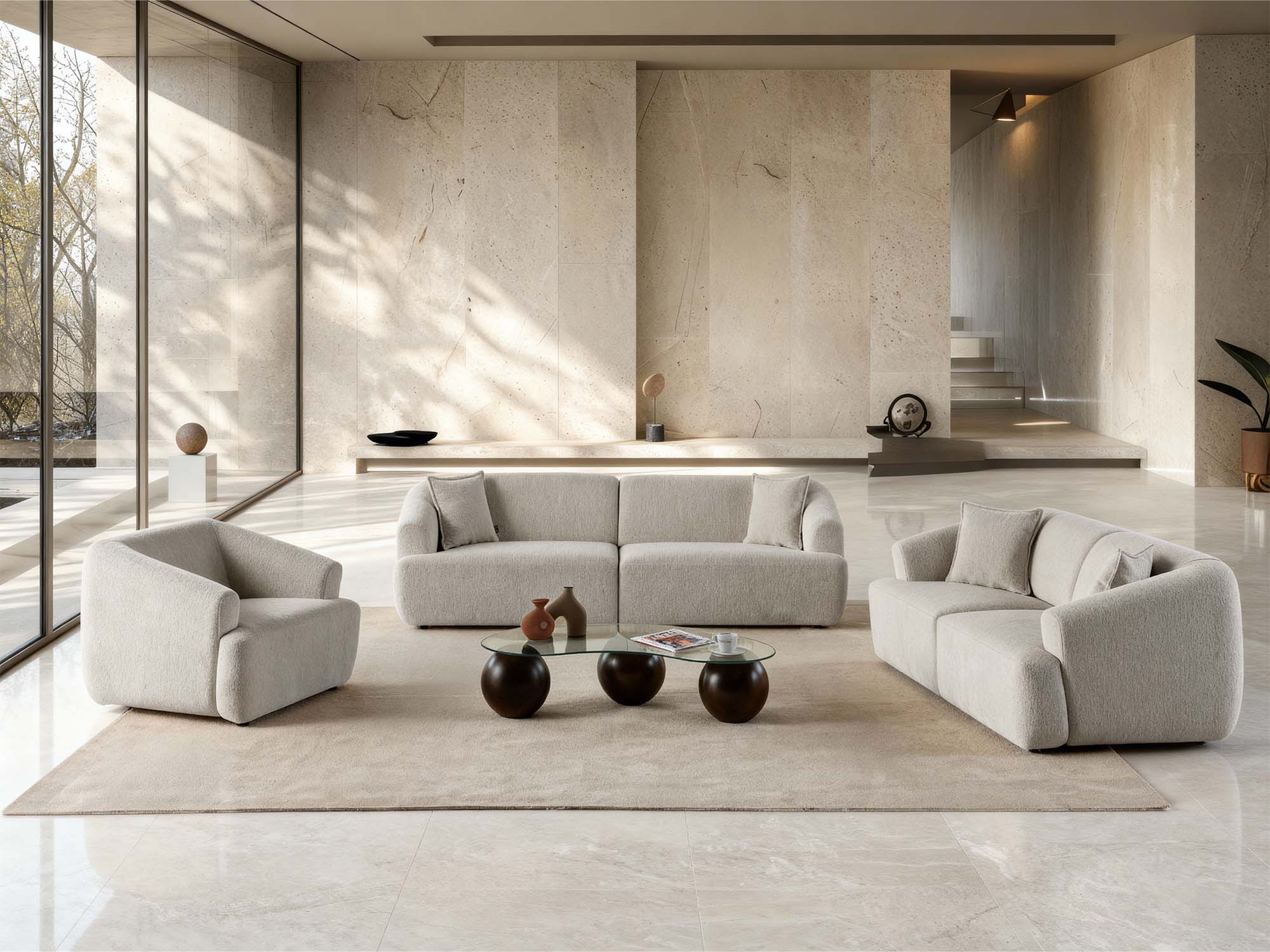Pralin Stationary Sofa