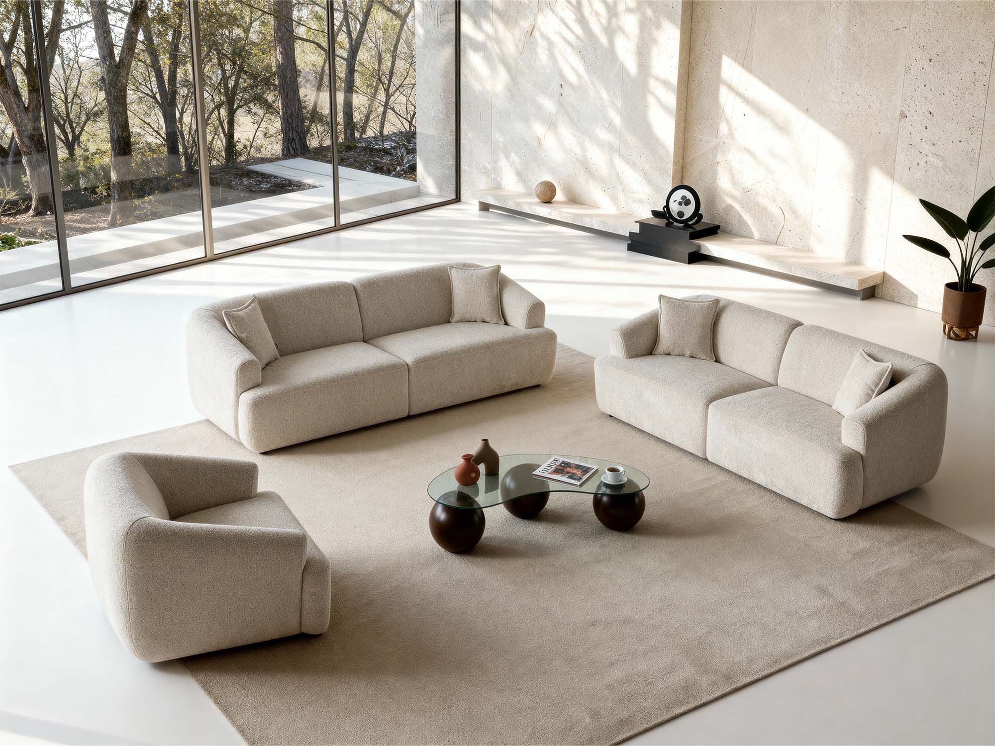 Pralin Stationary Sofa