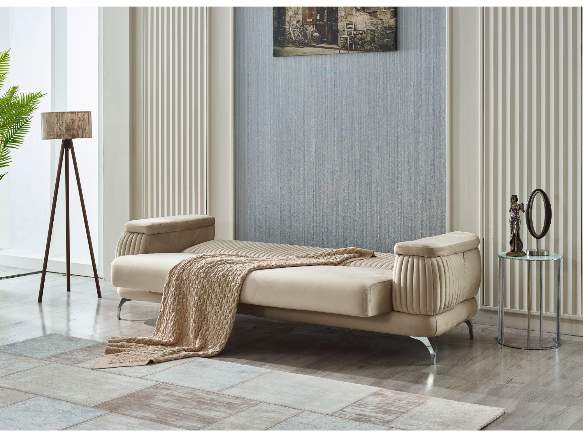 Resital 3-pieces (Sofa & Loveseat & Chair) Livingroom Set Beige