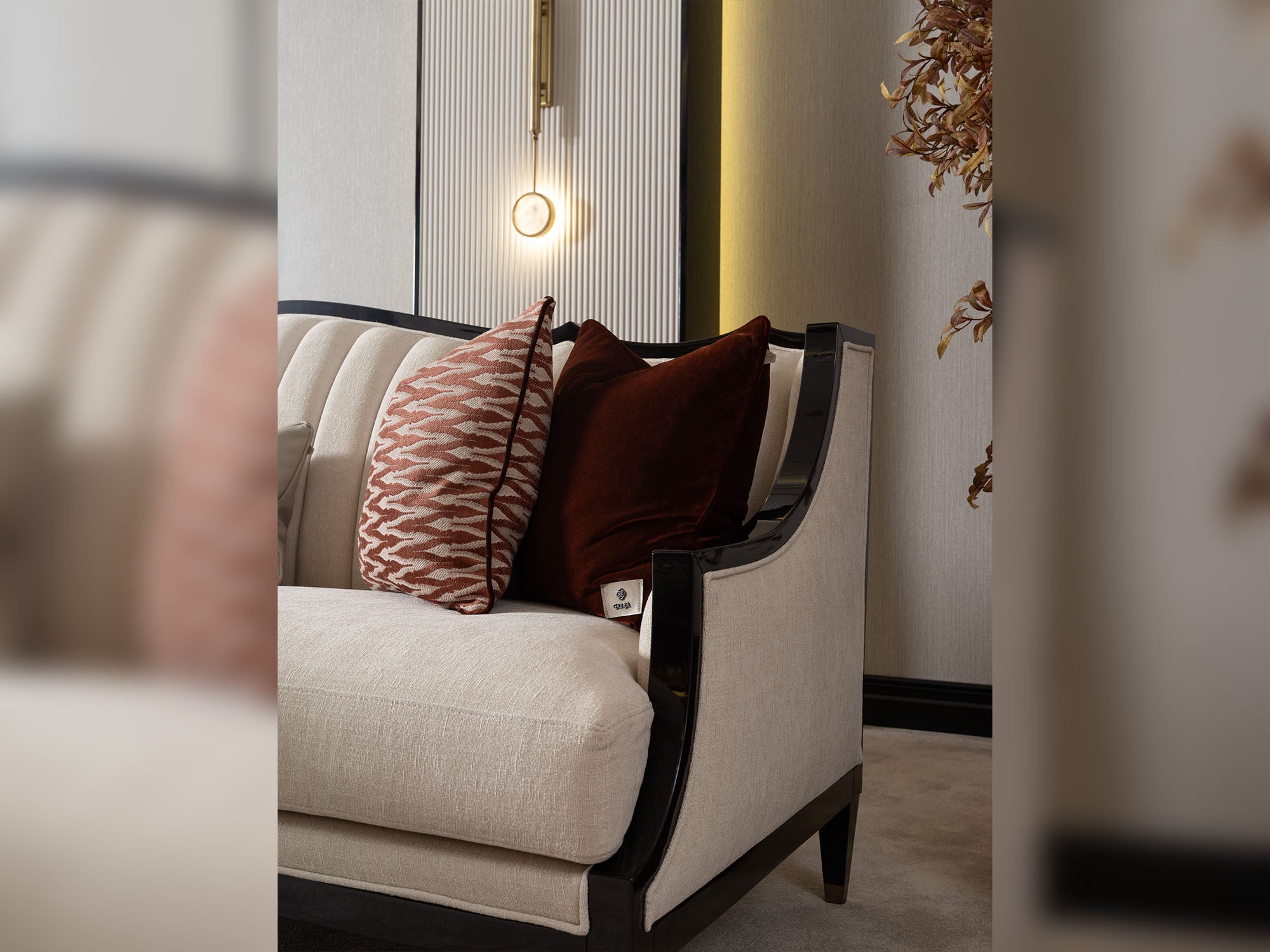 Revora 4-pieces (1 Four Seater Lux Sofa & 1 Four Seater Sofa & 2 Chair) Livingroom