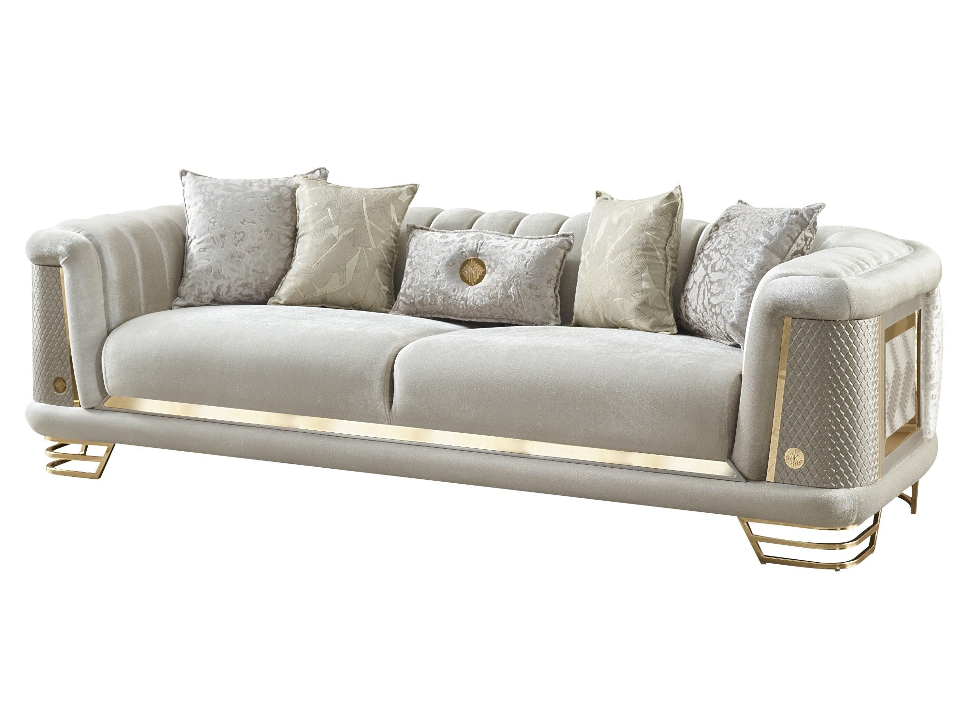 Romans Stationary Sofa Cream
