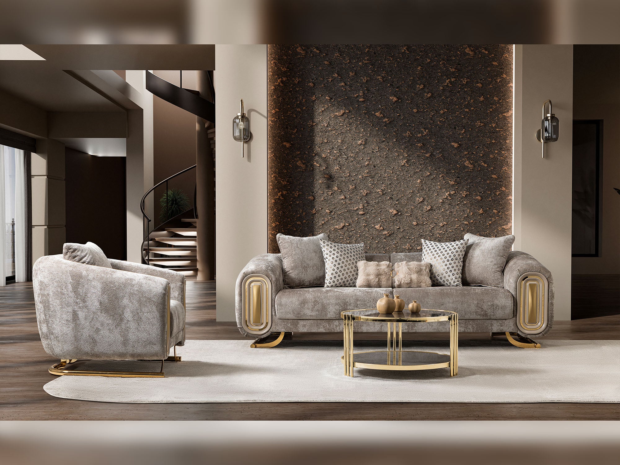 Romeo Stationary Loveseat