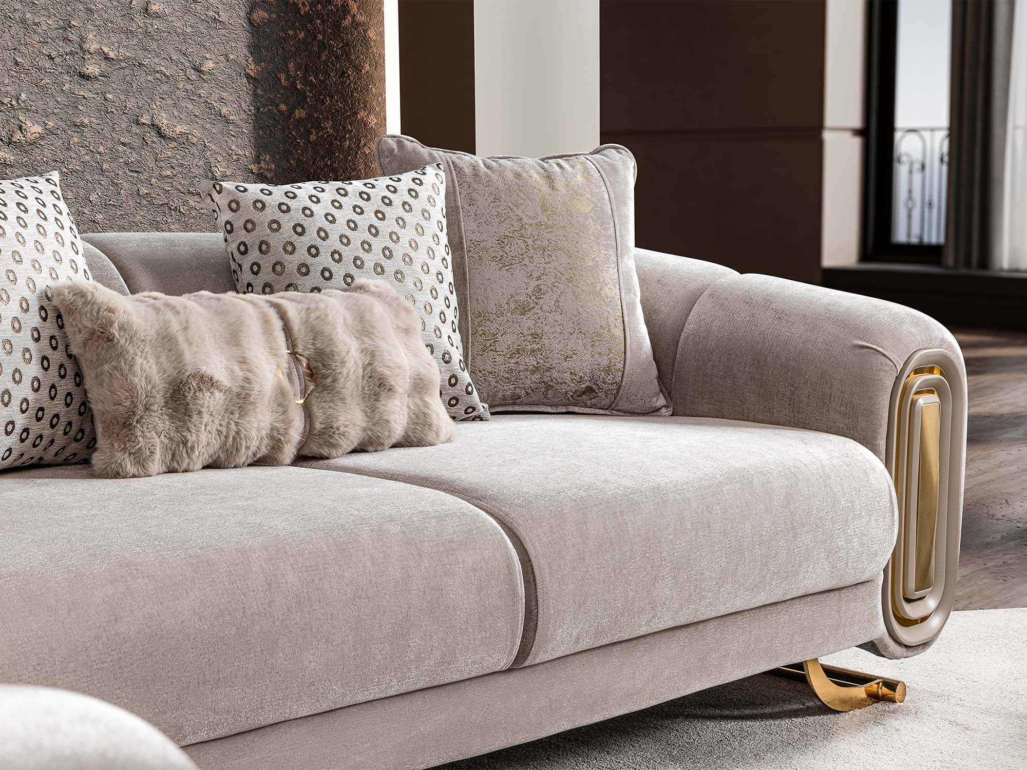 Romeo Stationary Loveseat