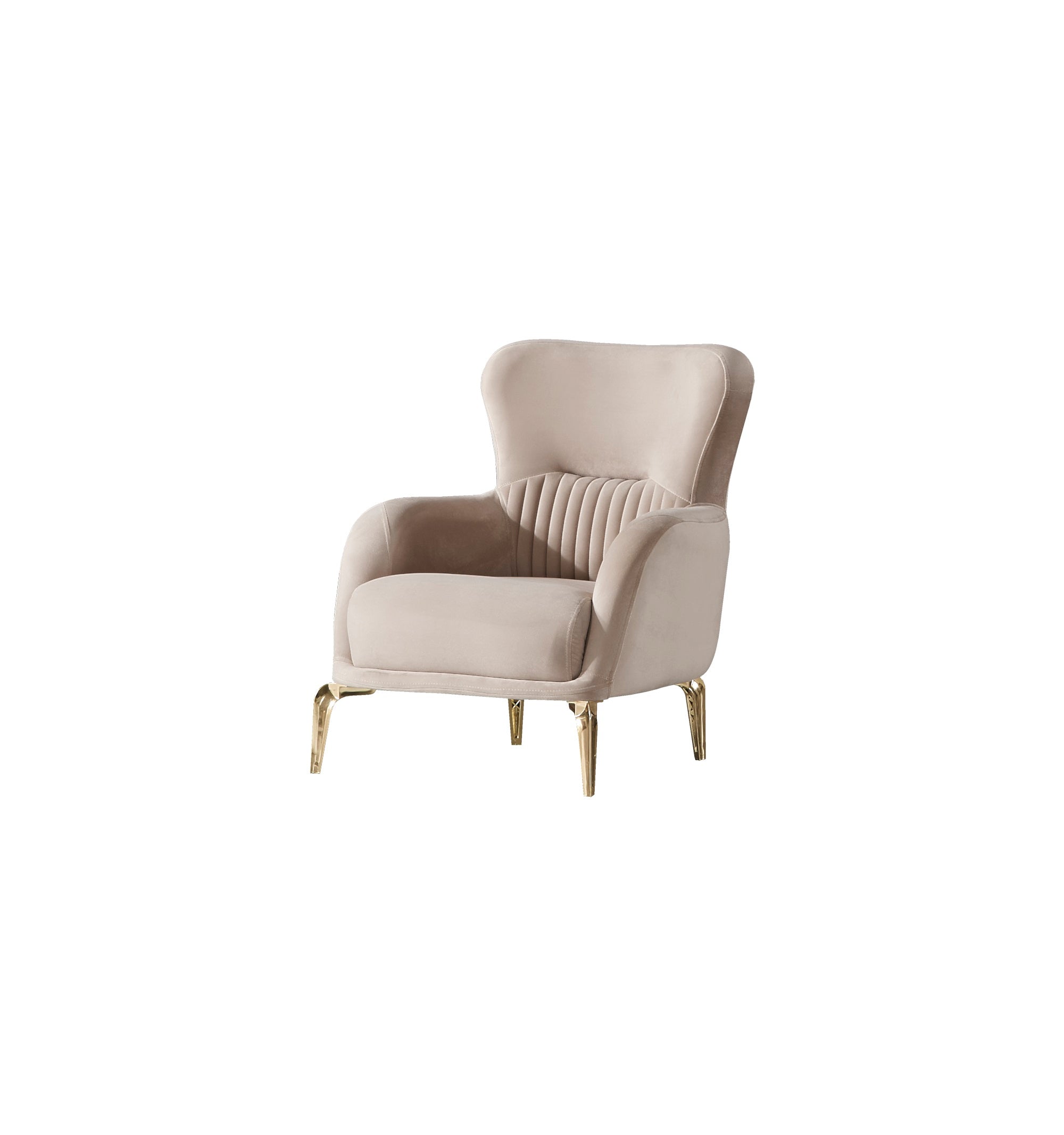 Royal 3-pieces (Sofa & Loveseat & Chair) Livingroom Set Beige