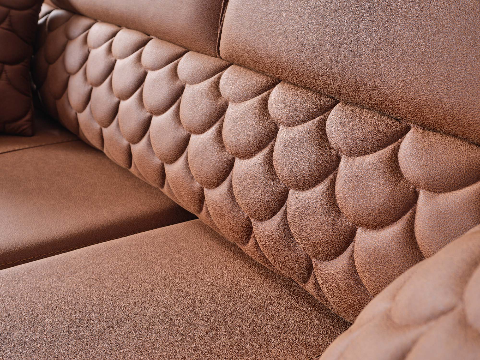 Ruby 3-pieces (Sofa & Loveseat & Chair) Livingroom Set Brick