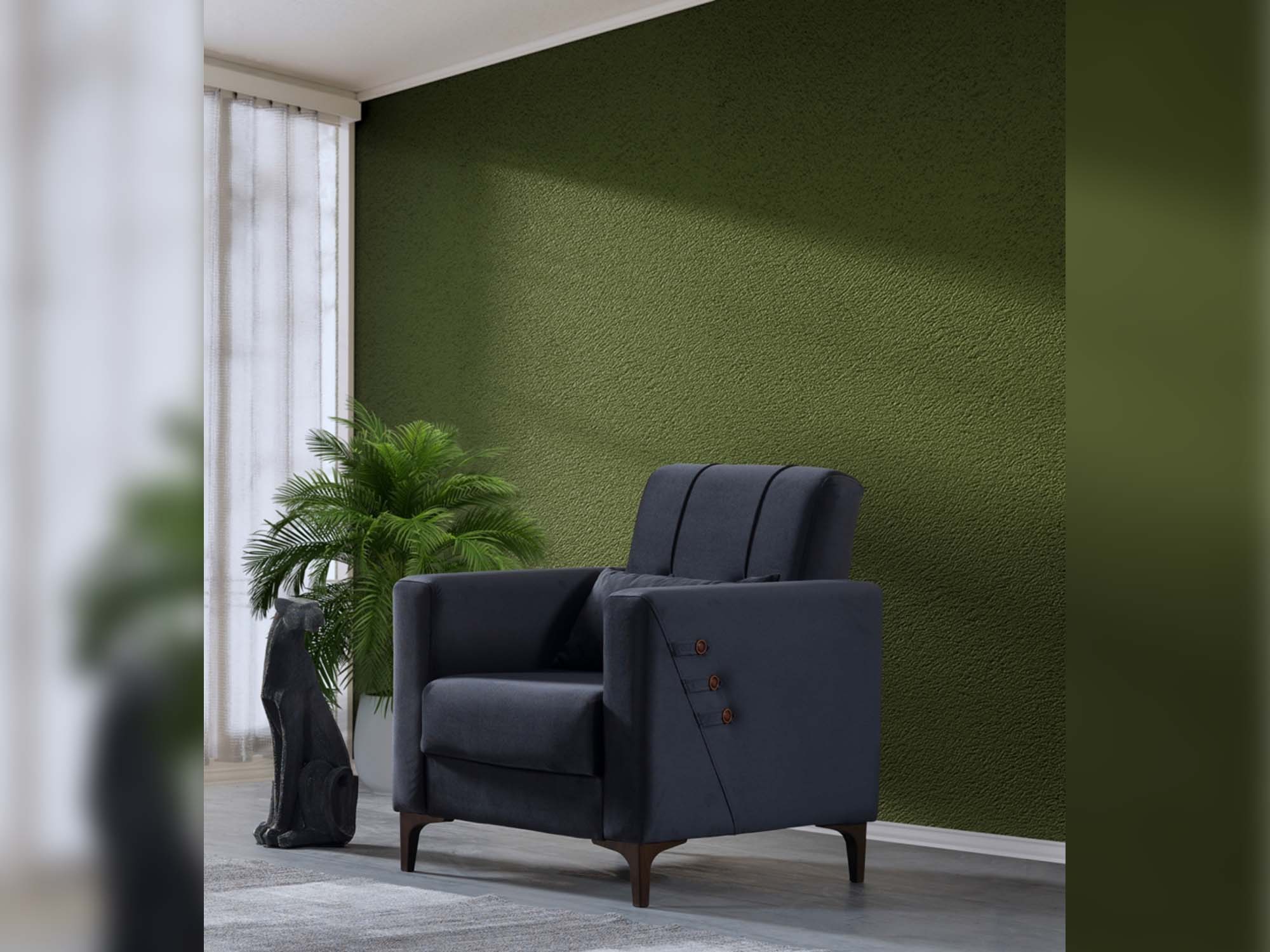 Step Convertible Chair Grey