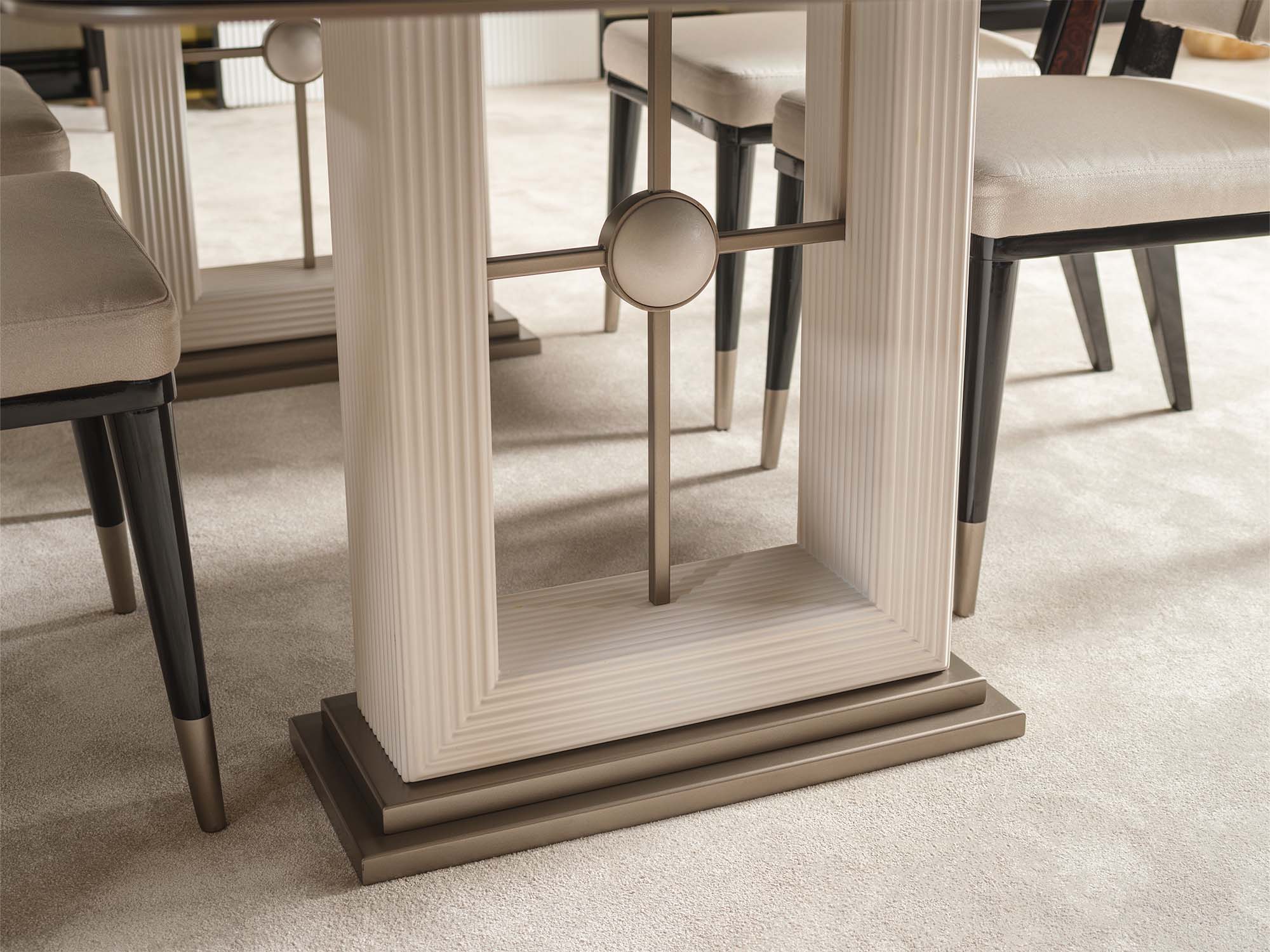 Senato Diningroom (Consol With Mirror & Dining Table & 6 Dining Chair)