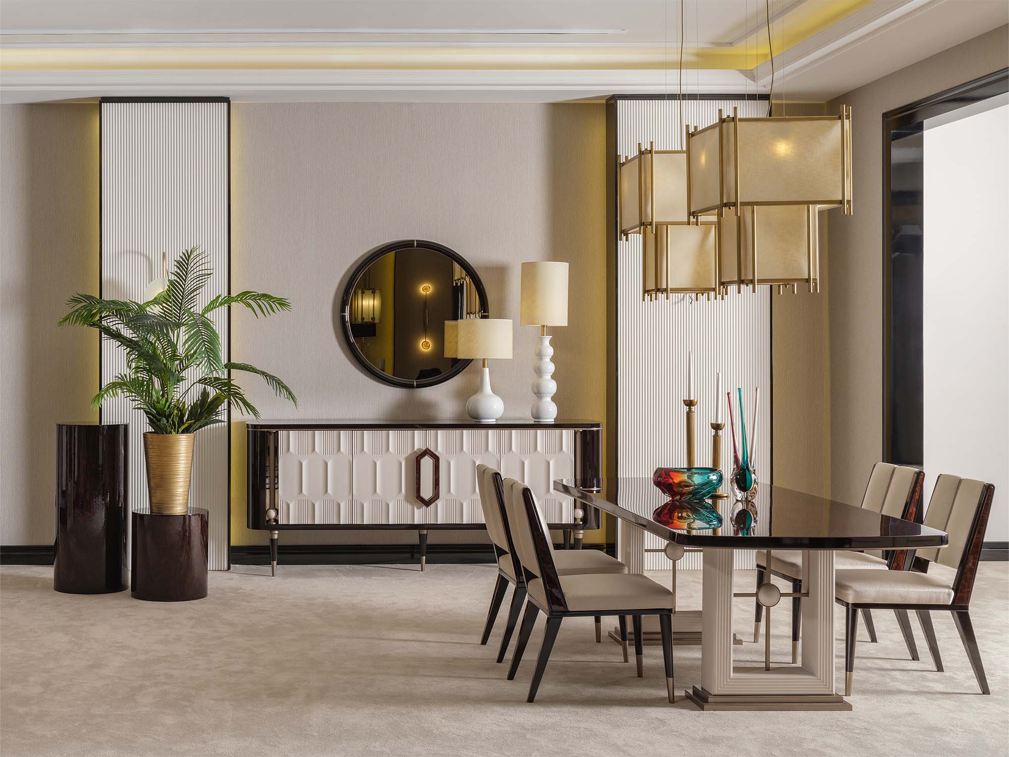 Senato Consol With Mirror