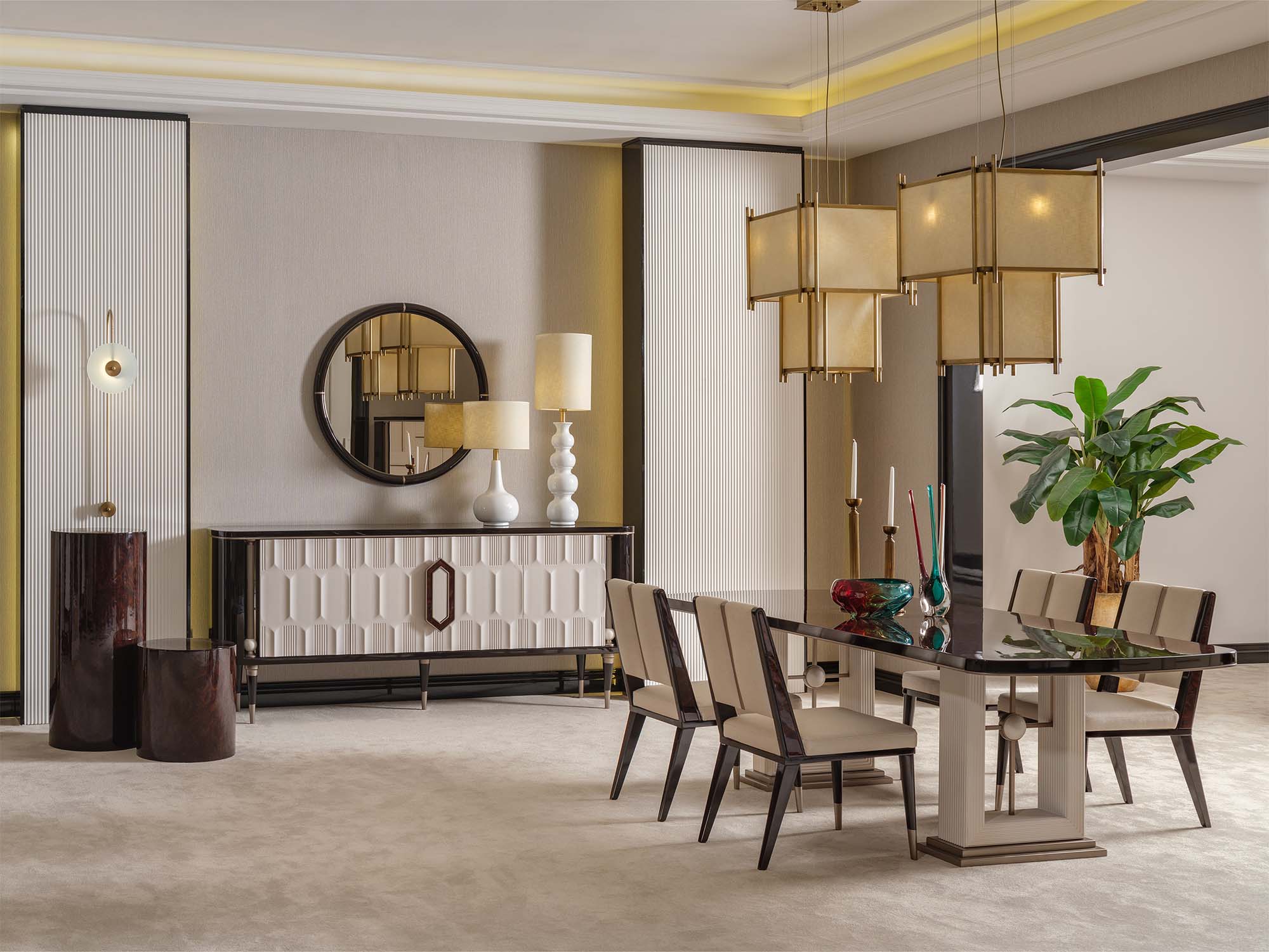 Senato Consol With Mirror