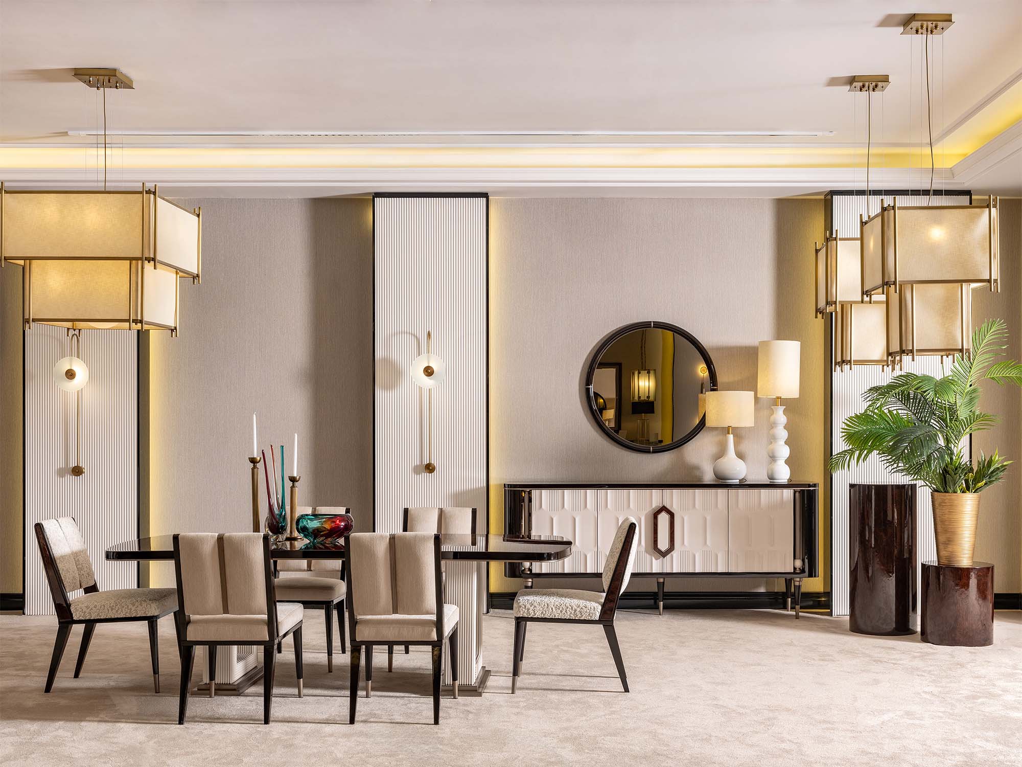Senato Consol With Mirror