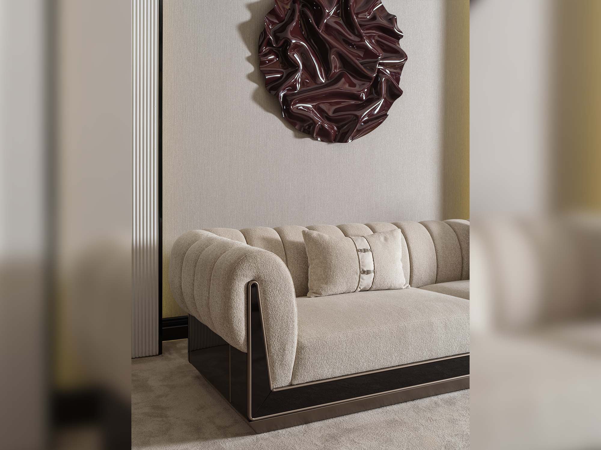 Senato Stationary Four Seater Lux Sofa