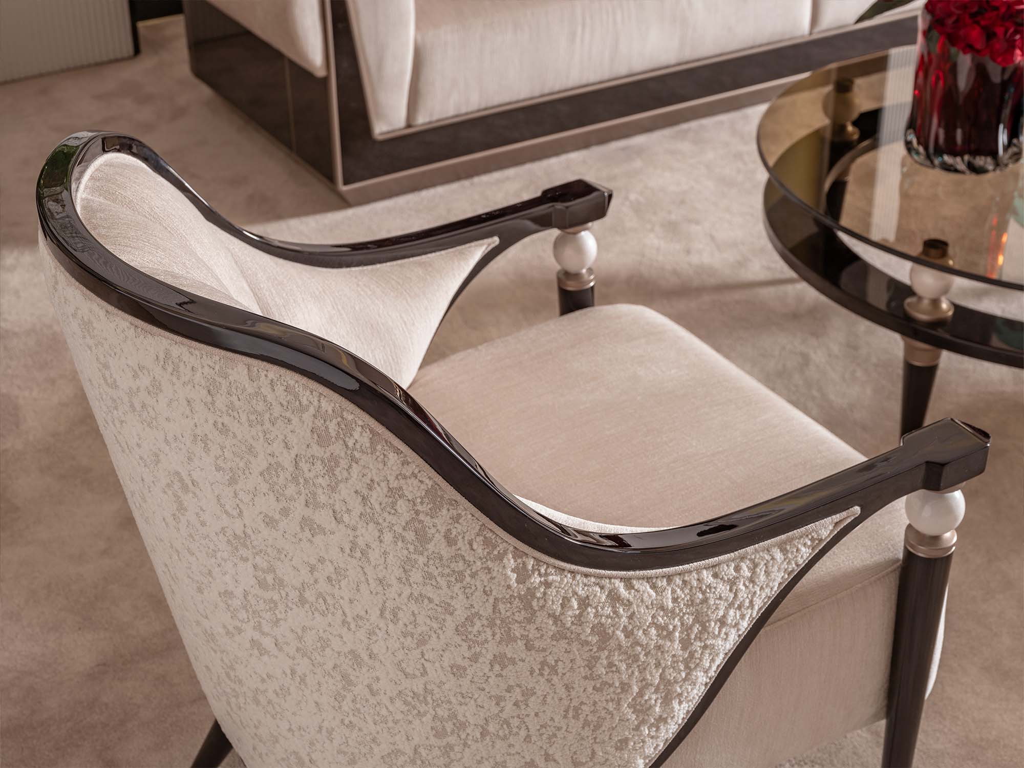Senato 4-pieces (1 Four Seater Lux Sofa & 1 Four Seater Sofa & 2 Chair) Livingroom