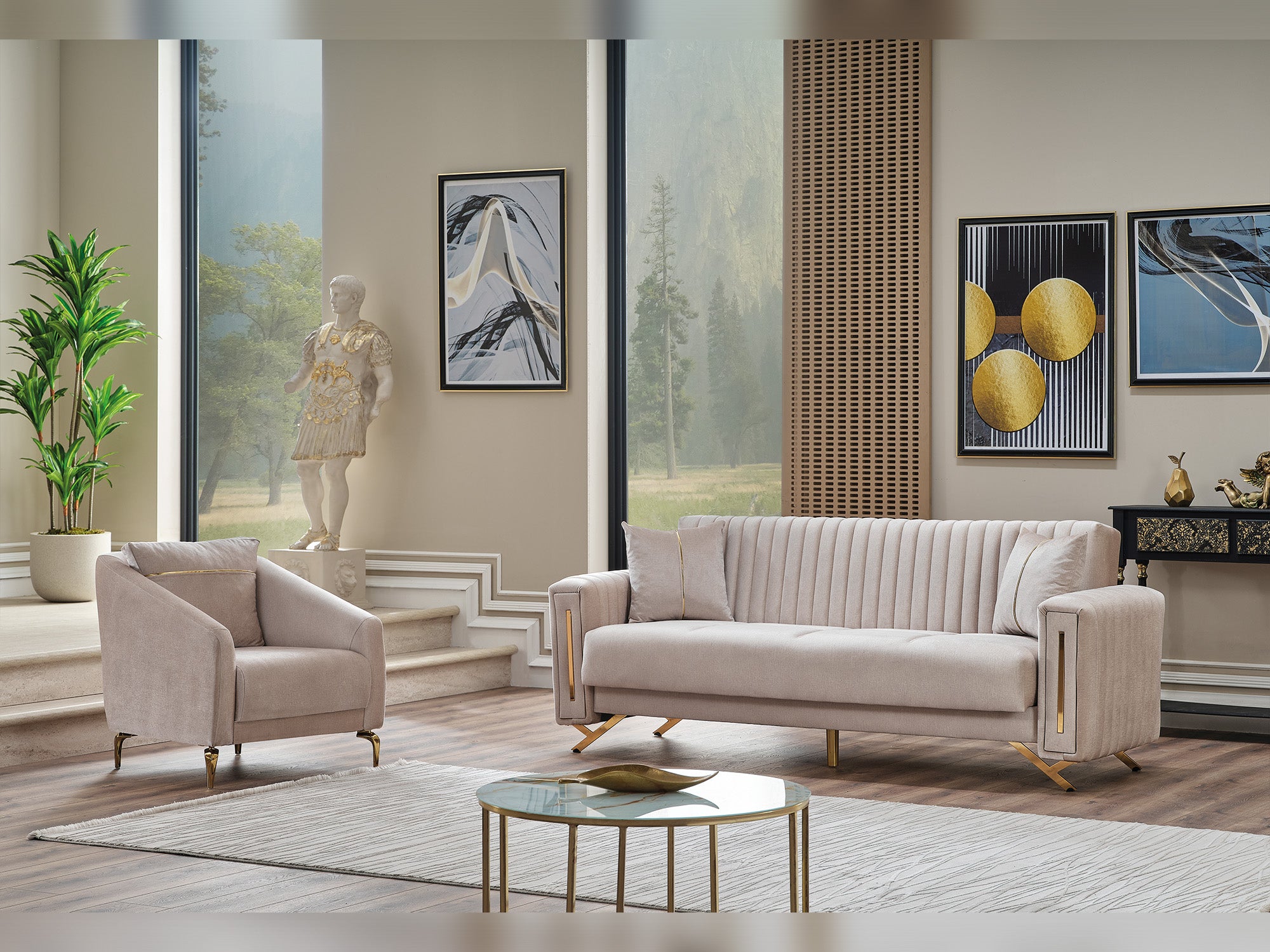 Senfoni Chair Beige