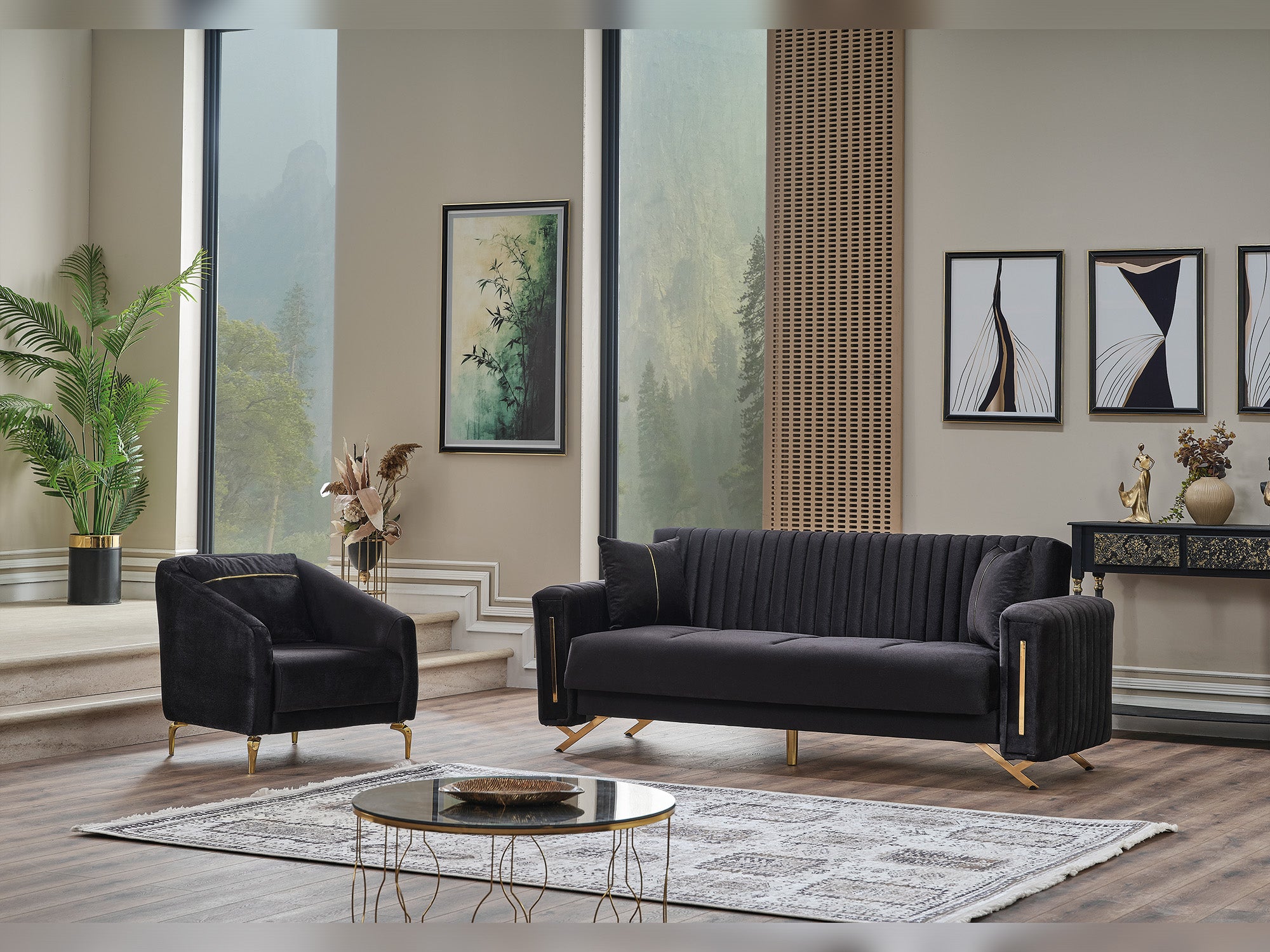 Senfoni Chair Black