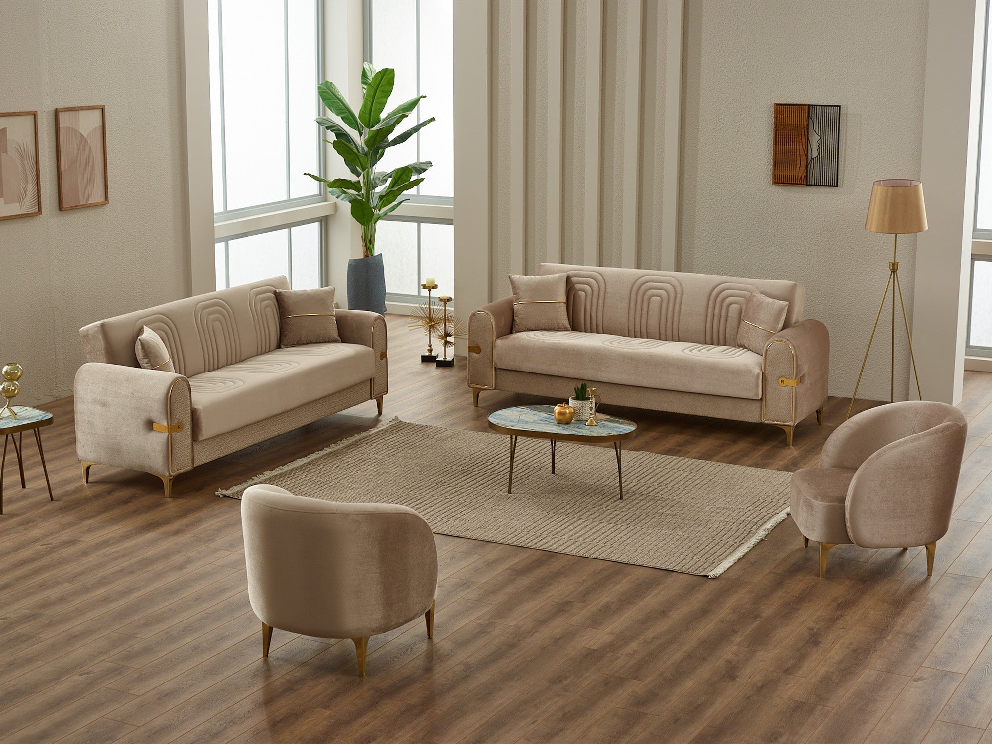 Siderno Convertible Sofa