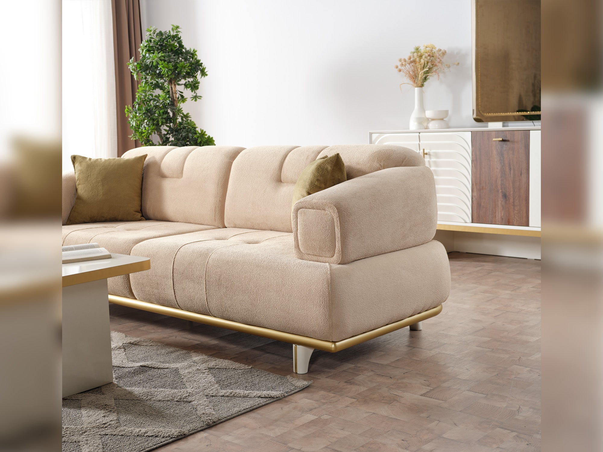 Sidney 3-pieces (Sofa & Loveseat & Chair) Livingroom