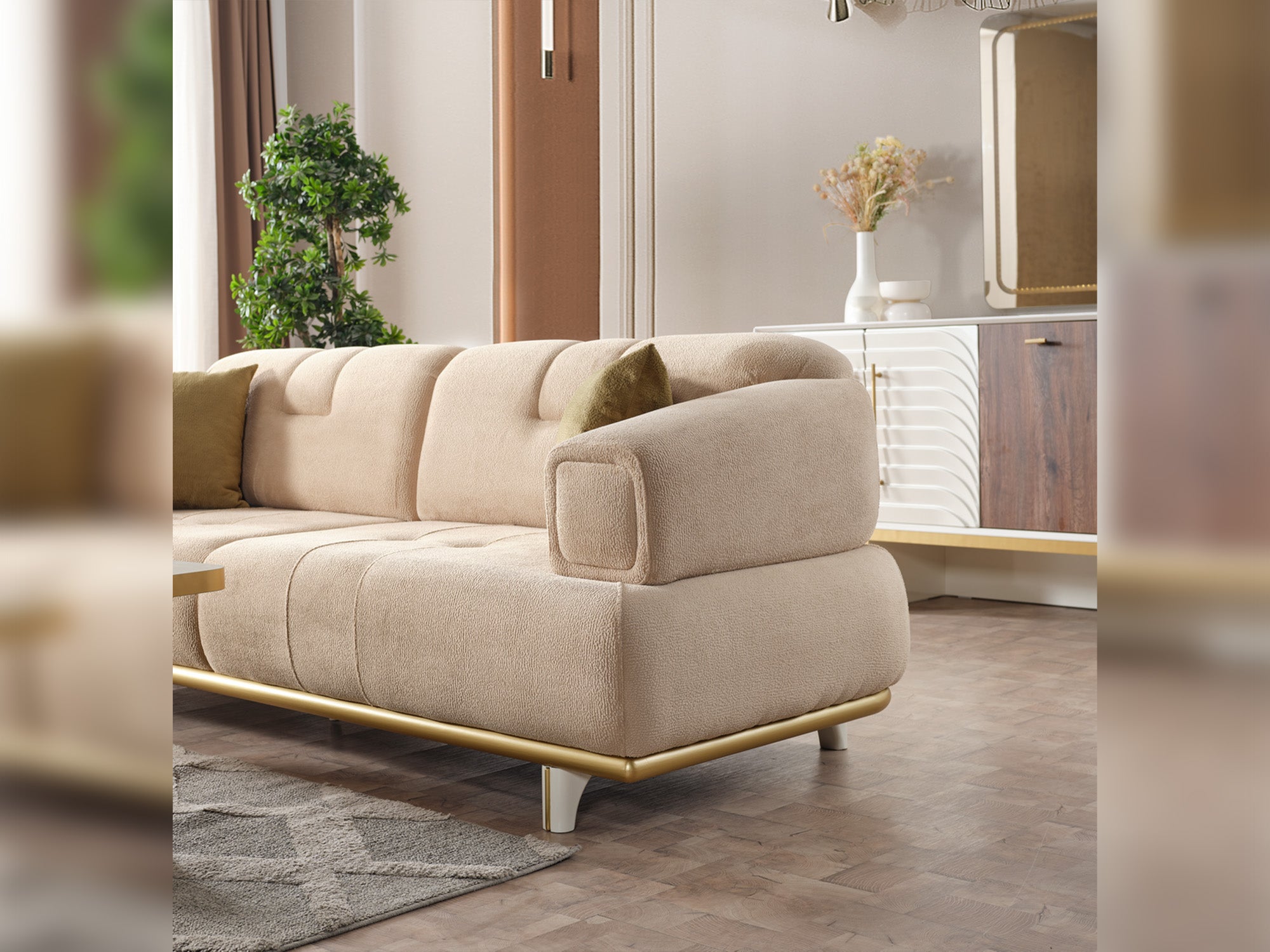 Sidney 3-pieces (Sofa & Loveseat & Chair) Livingroom