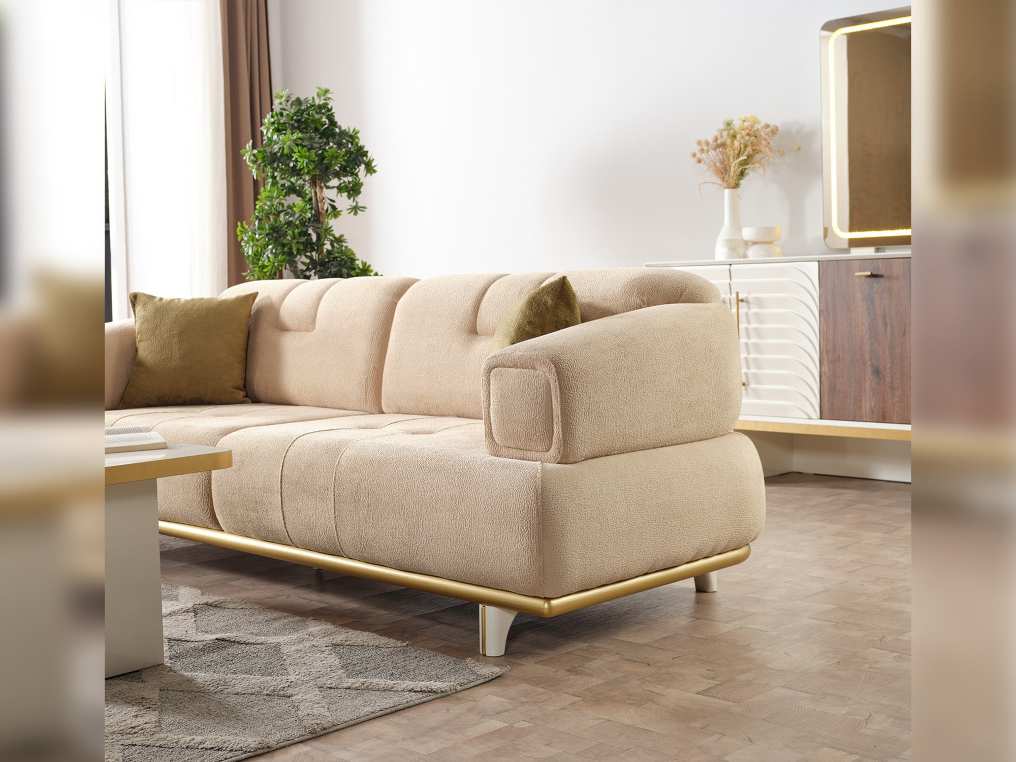 Sidney 3-pieces (Sofa & Loveseat & Chair) Livingroom