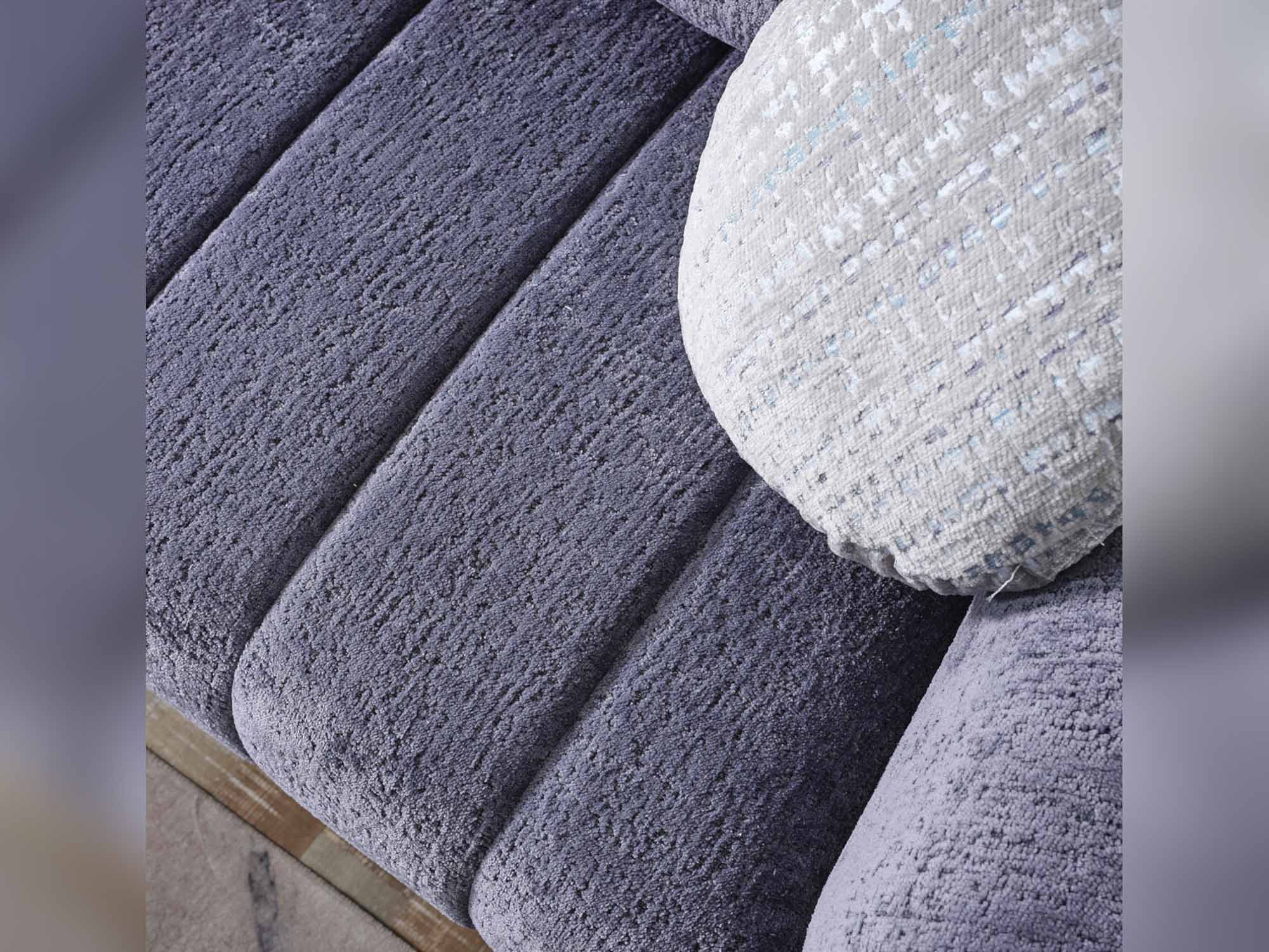 Snowy 3-pieces (Sofa & Loveseat & Swivel Chair) Livingroom Set Anthrac