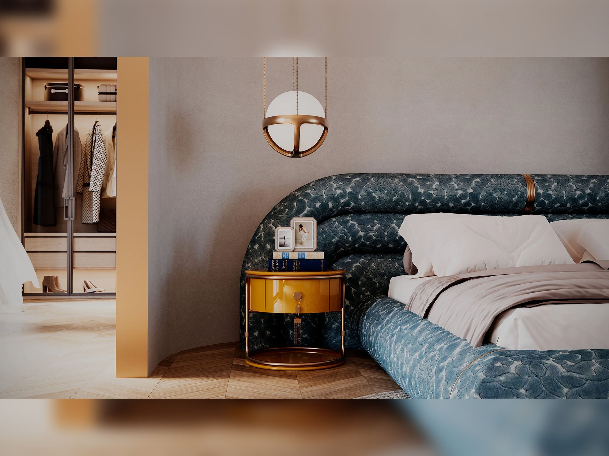 Tamzara Bed Frame With Headboard