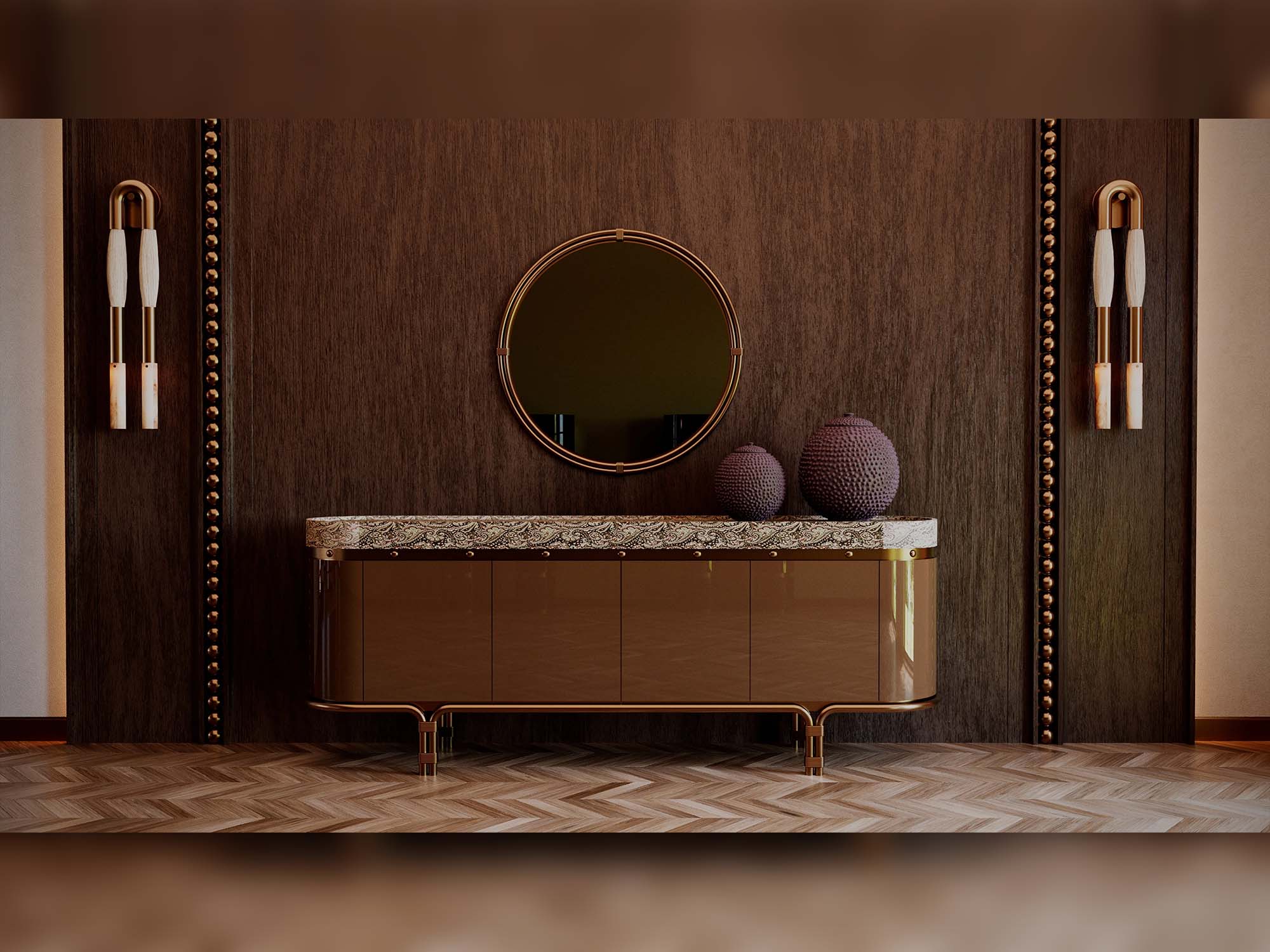 Tamzara Consol With Mirror