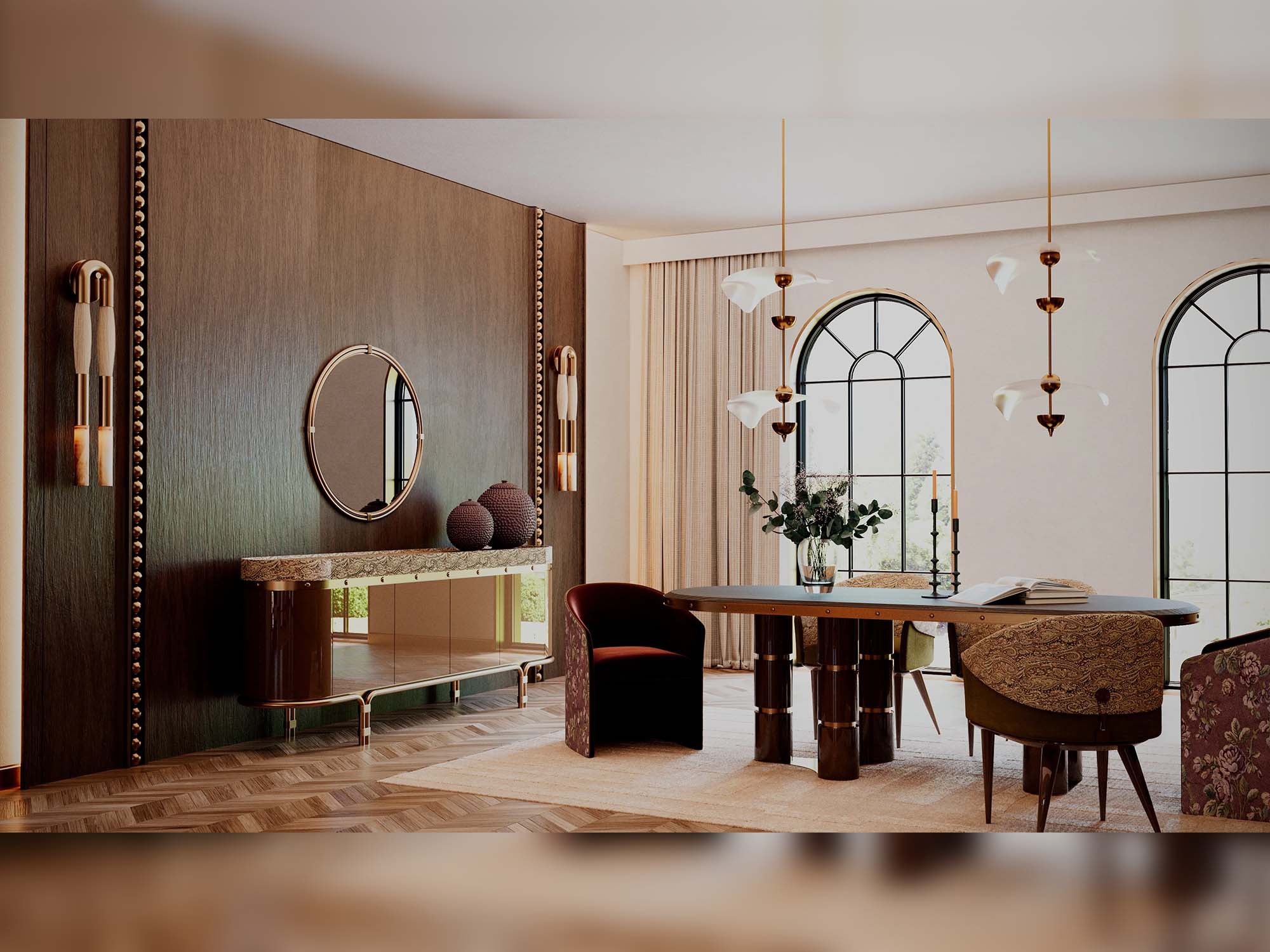 Tamzara Consol With Mirror