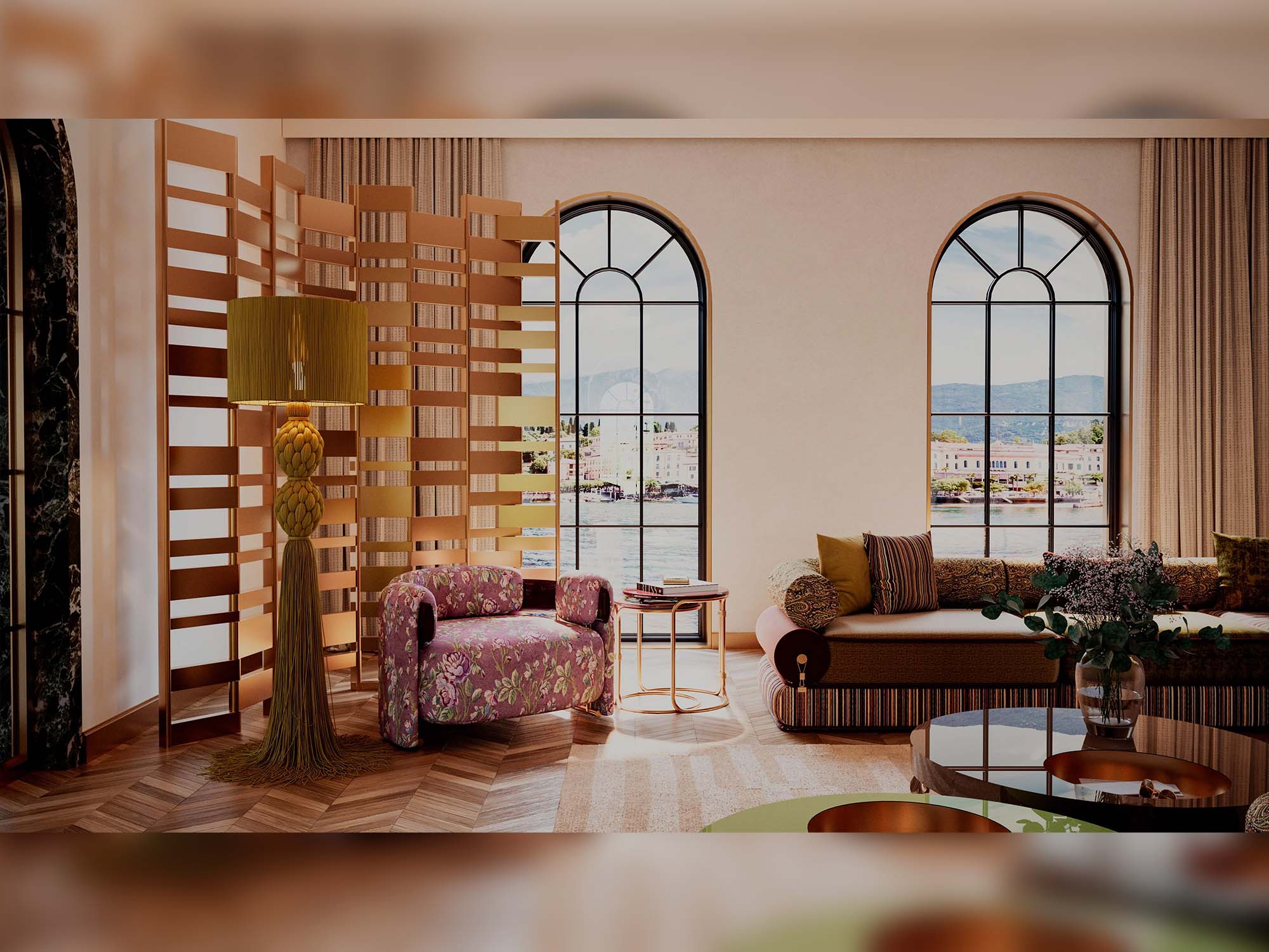 Tamzara 4-pieces (2 Four Seater Sofa & 2 Chair) Livingroom