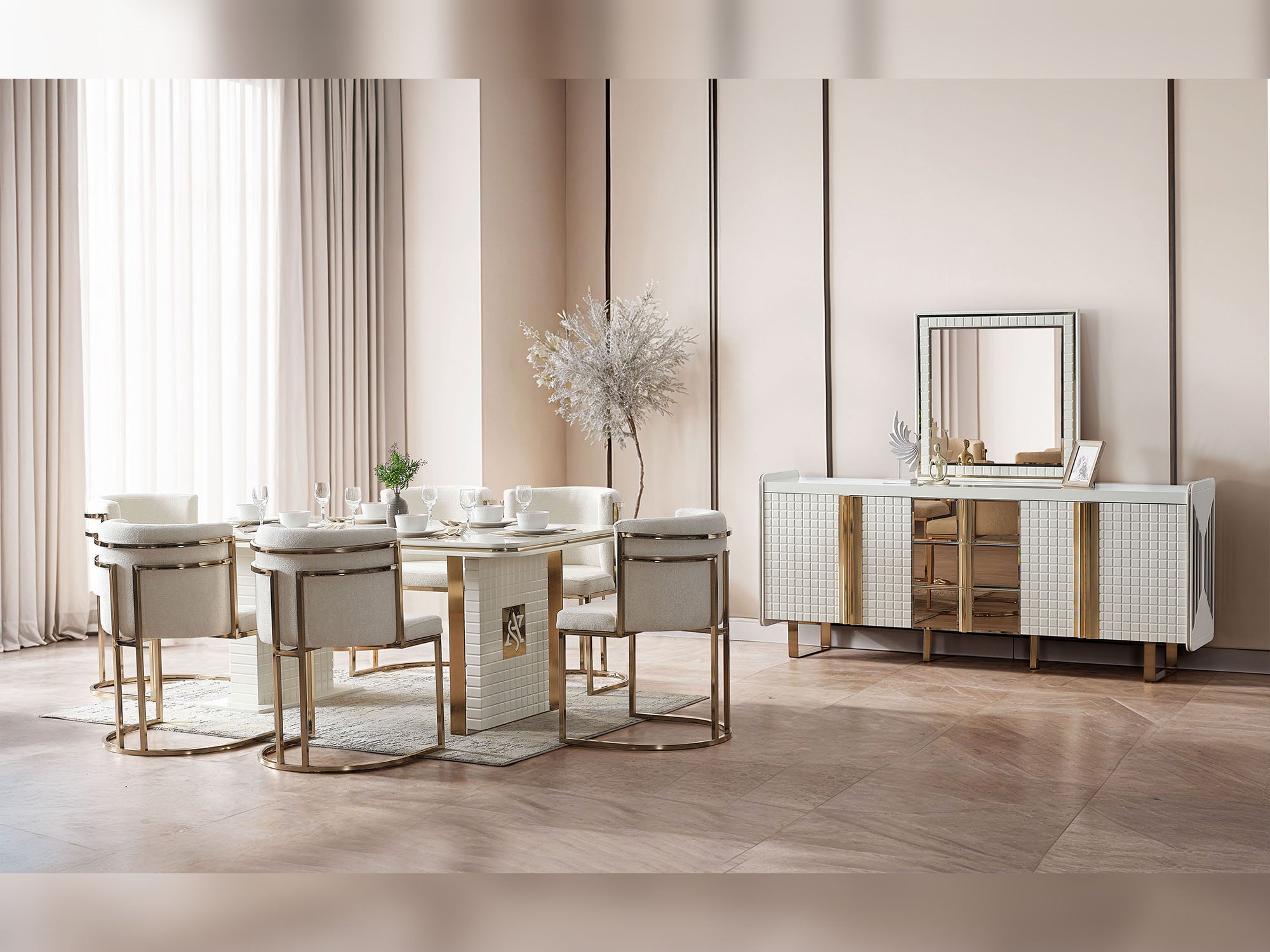 Tina Al Dining Chair (6 PCS)