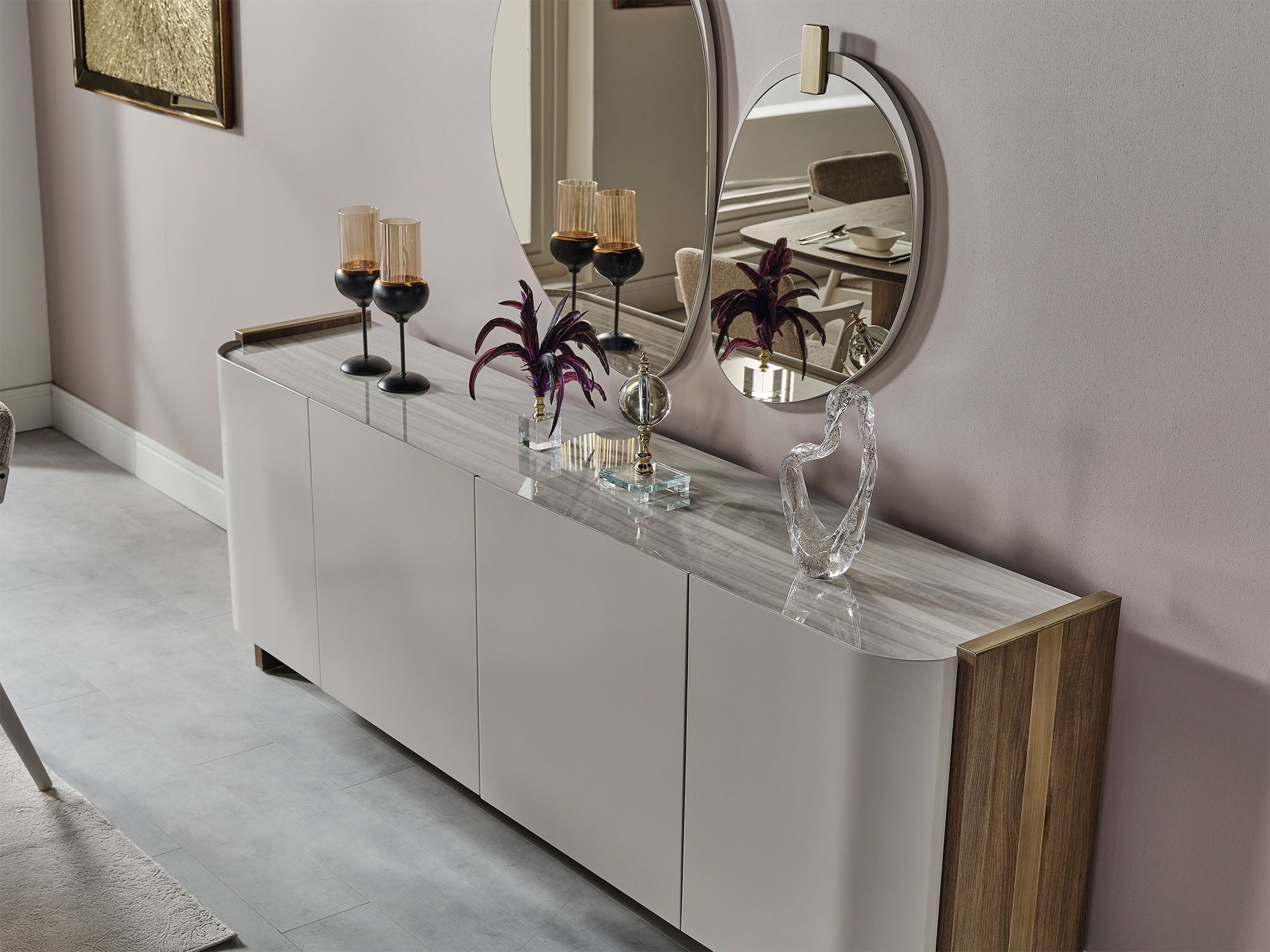Urgup Diningroom (Consol With Mirror & Dining Table & 6 Dining Chair)