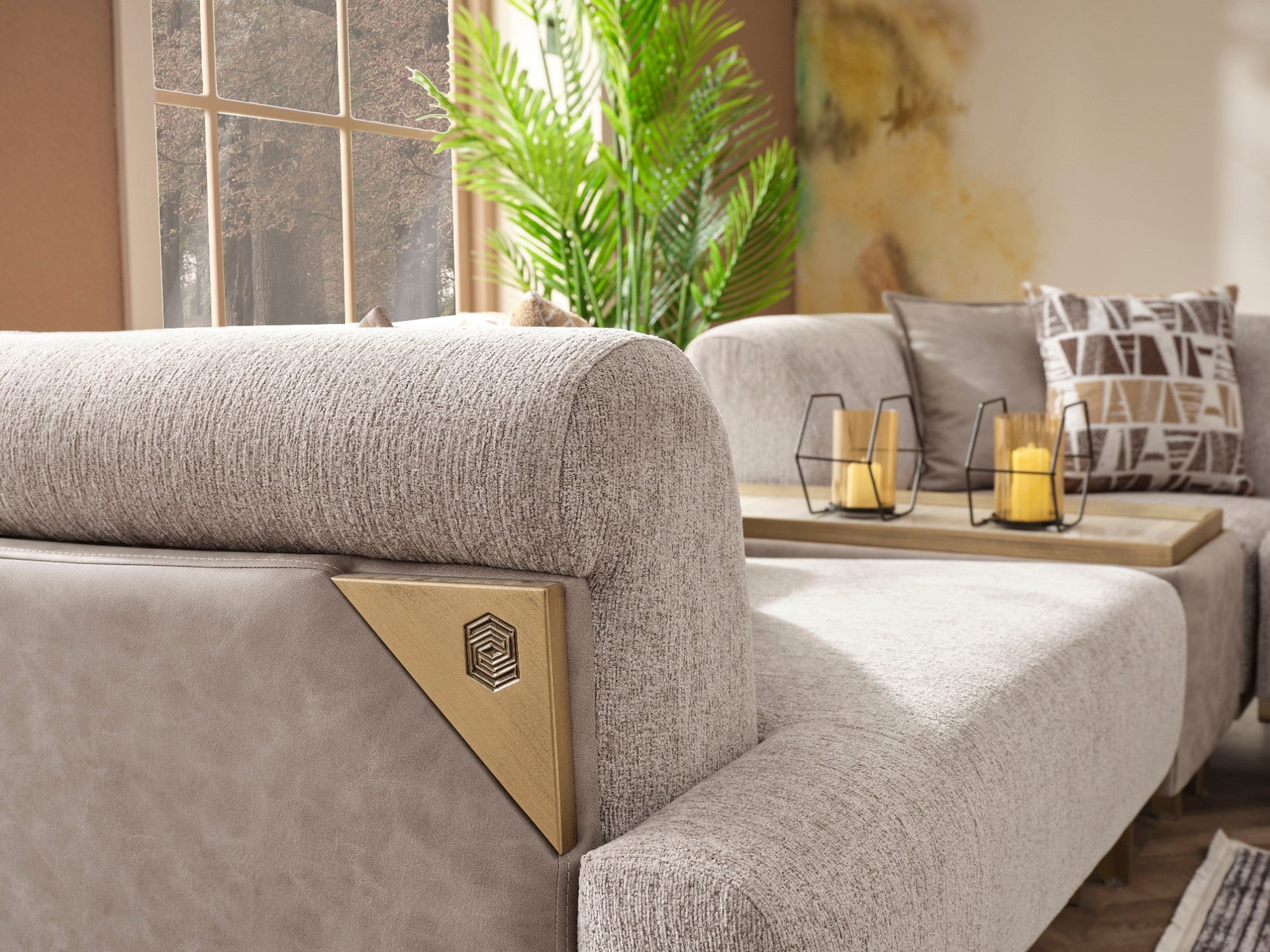 Urla Modular Sectional Sofa Cream