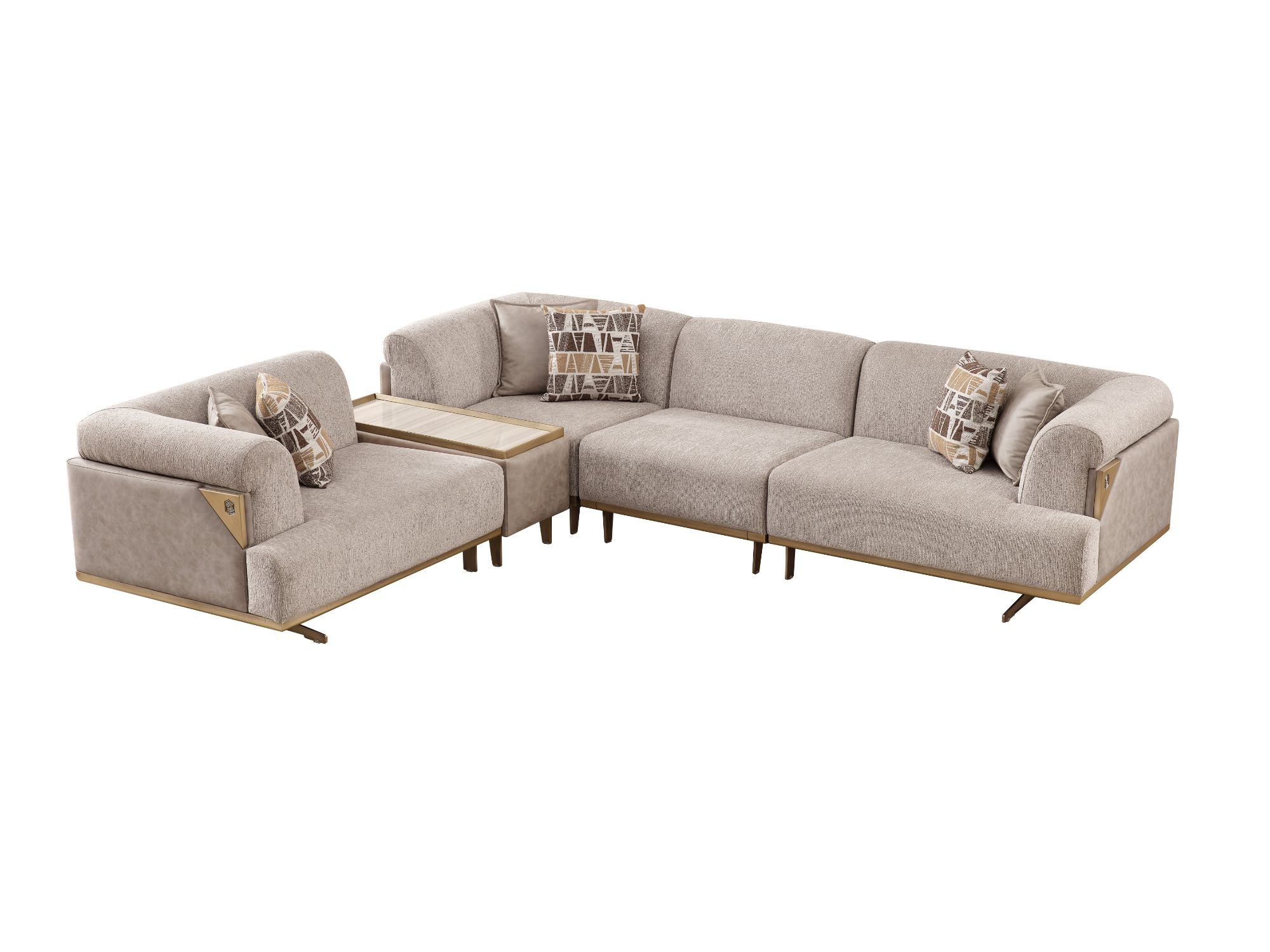 Urla Modular Sectional Sofa Cream
