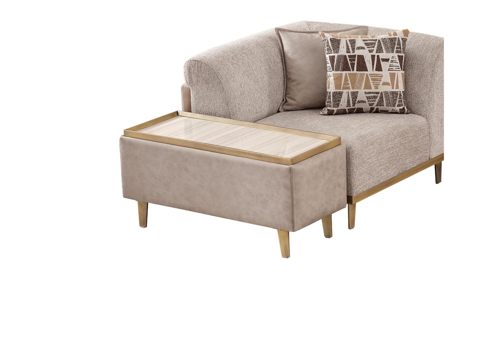 Urla Modular Sectional Sofa Cream