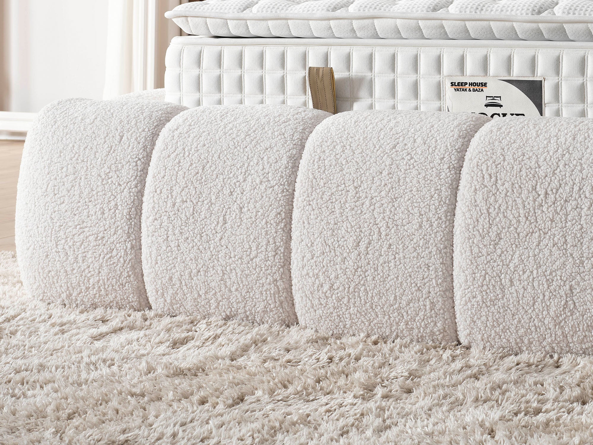 Vogue Storage Bed With Headboard & 2 Nightstand