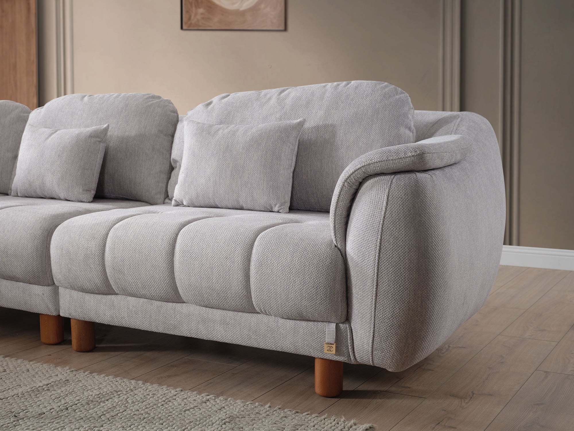Windy Modular Sectional Sofa Grey