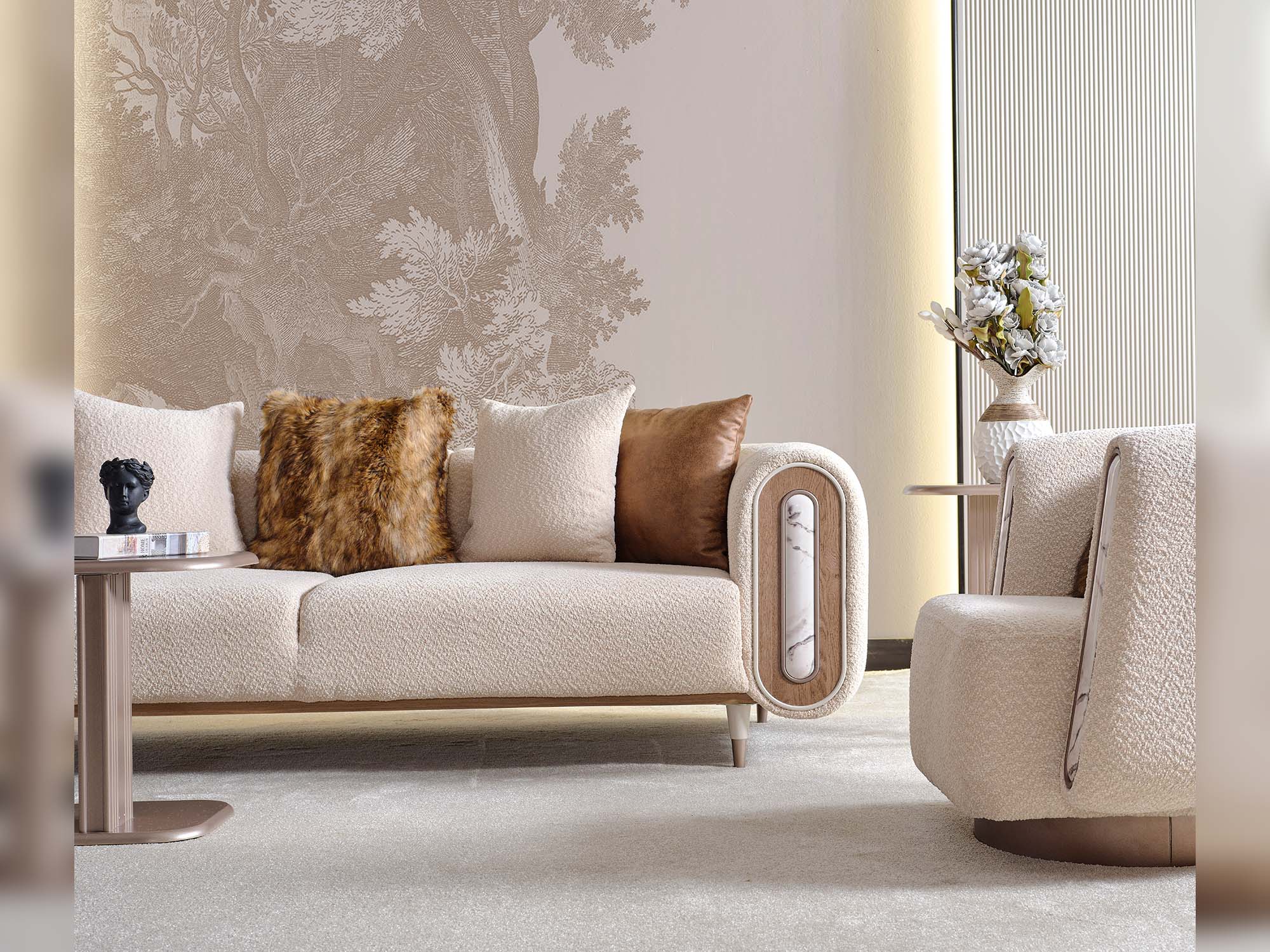 Zelve Stationary Sofa