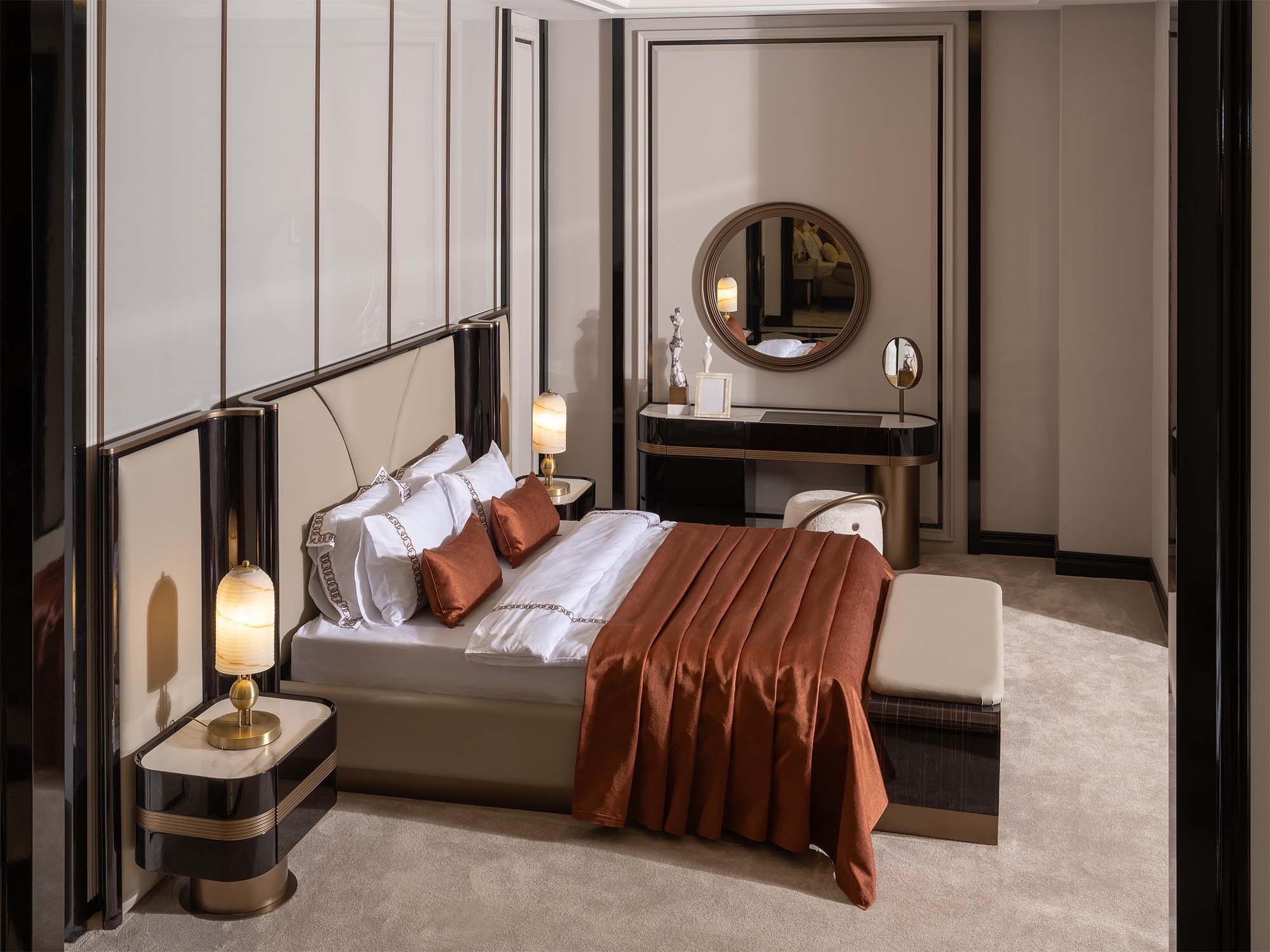 Zenith Bed Frame With Headboard