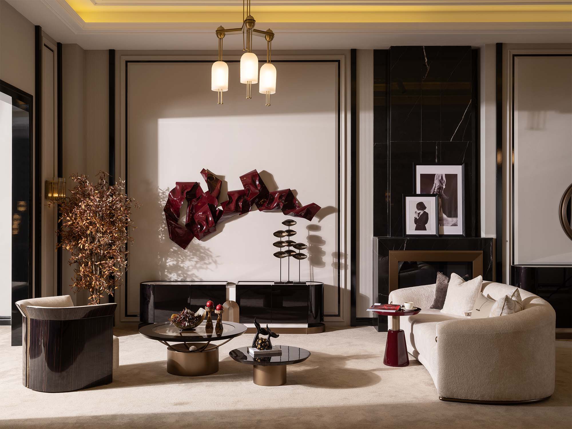 Zenith 4-pieces (2 Four Seater Sofa &  2 Lux Chair) Livingroom