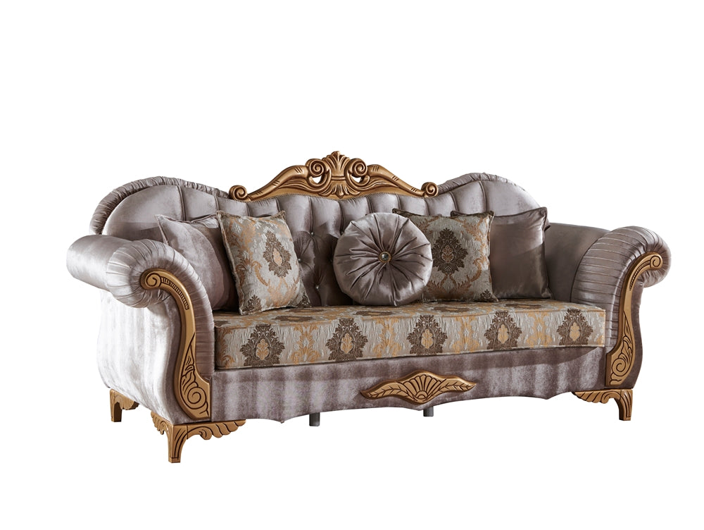 Sultan Traditional Loveseat Cream